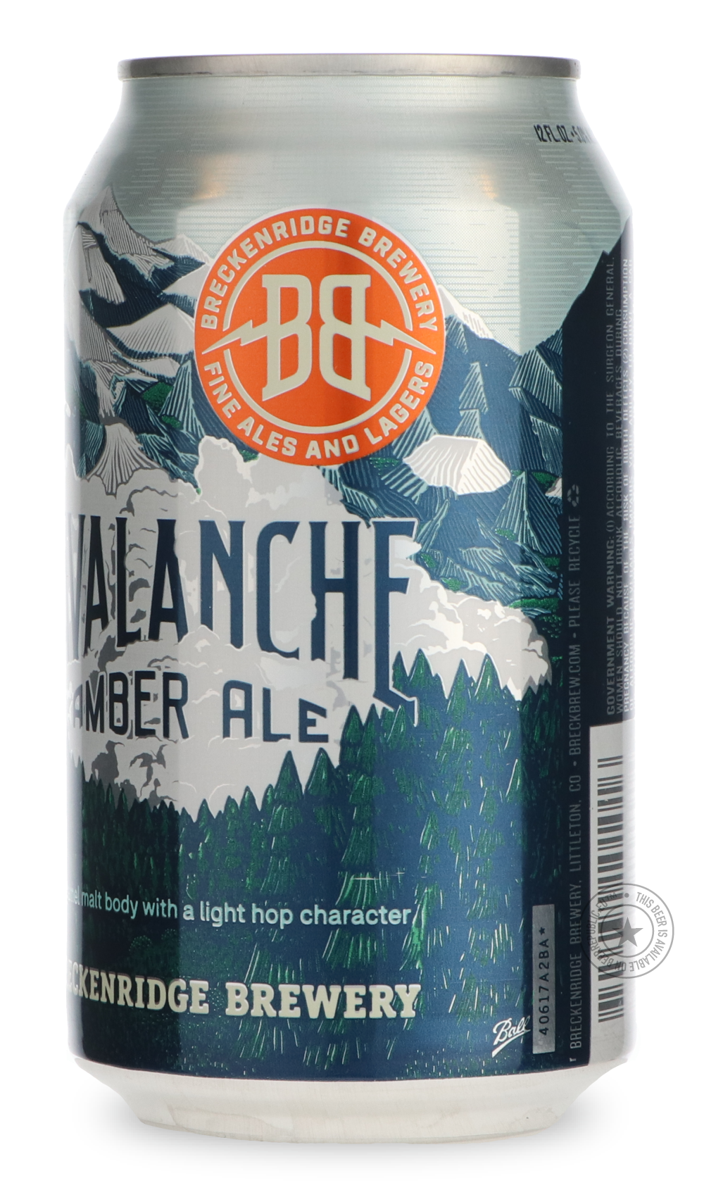 -Breckenridge- Avalanche-Brown & Dark- Only @ Beer Republic - The best online beer store for American & Canadian craft beer - Buy beer online from the USA and Canada - Bier online kopen - Amerikaans bier kopen - Craft beer store - Craft beer kopen - Amerikanisch bier kaufen - Bier online kaufen - Acheter biere online - IPA - Stout - Porter - New England IPA - Hazy IPA - Imperial Stout - Barrel Aged - Barrel Aged Imperial Stout - Brown - Dark beer - Blond - Blonde - Pilsner - Lager - Wheat - Weizen - Amber -