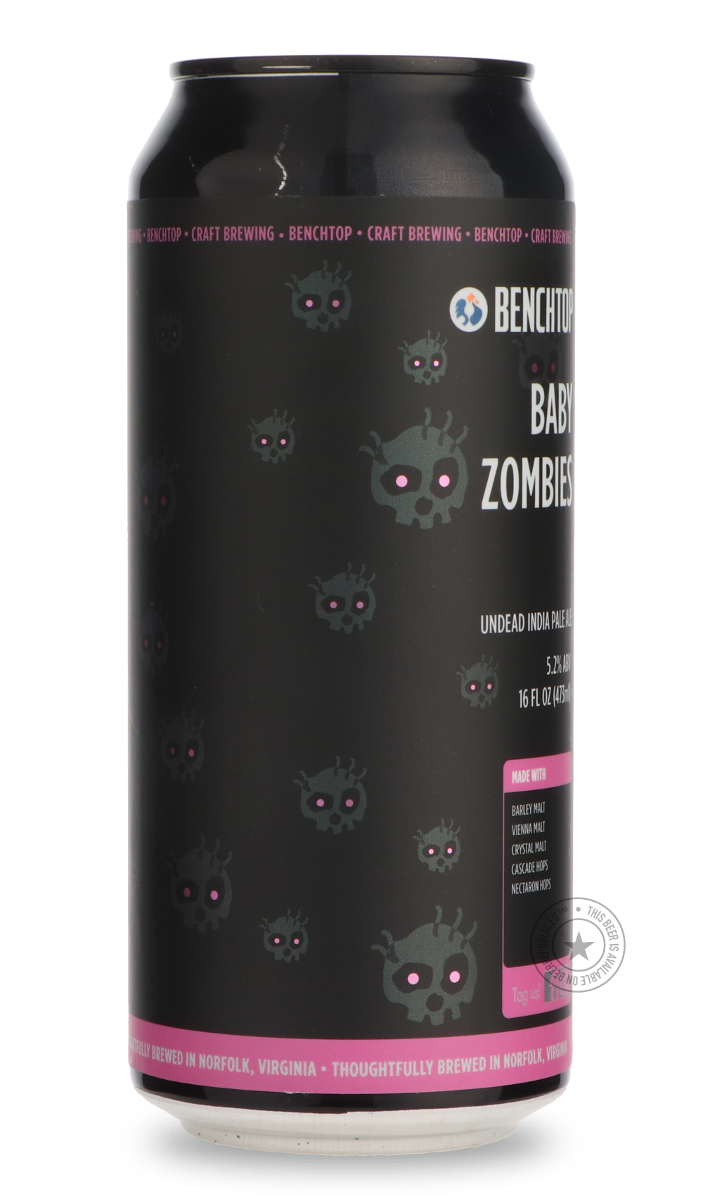 -Benchtop- Baby Zombies-IPA- Only @ Beer Republic - The best online beer store for American & Canadian craft beer - Buy beer online from the USA and Canada - Bier online kopen - Amerikaans bier kopen - Craft beer store - Craft beer kopen - Amerikanisch bier kaufen - Bier online kaufen - Acheter biere online - IPA - Stout - Porter - New England IPA - Hazy IPA - Imperial Stout - Barrel Aged - Barrel Aged Imperial Stout - Brown - Dark beer - Blond - Blonde - Pilsner - Lager - Wheat - Weizen - Amber - Barley Wi