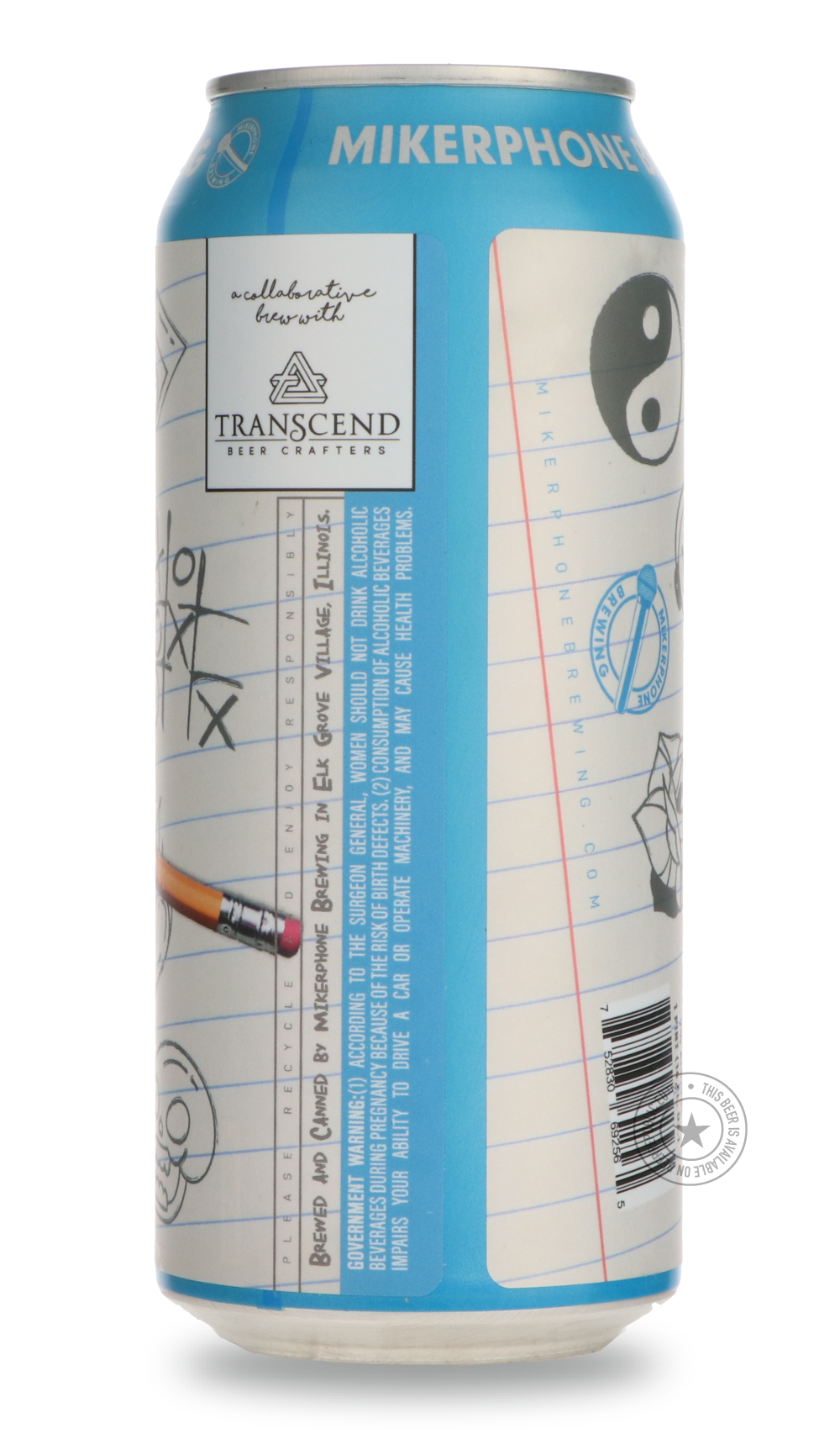 Mikerphone- Bobby Dobalina / Transcend-IPA- Only @ Beer Republic - The best online beer store for American & Canadian craft beer - Buy beer online from the USA and Canada - Bier online kopen - Amerikaans bier kopen - Craft beer store - Craft beer kopen - Amerikanisch bier kaufen - Bier online kaufen - Acheter biere online - IPA - Stout - Porter - New England IPA - Hazy IPA - Imperial Stout - Barrel Aged - Barrel Aged Imperial Stout - Brown - Dark beer - Blond - Blonde - Pilsner - Lager - Wheat - Weizen - Am
