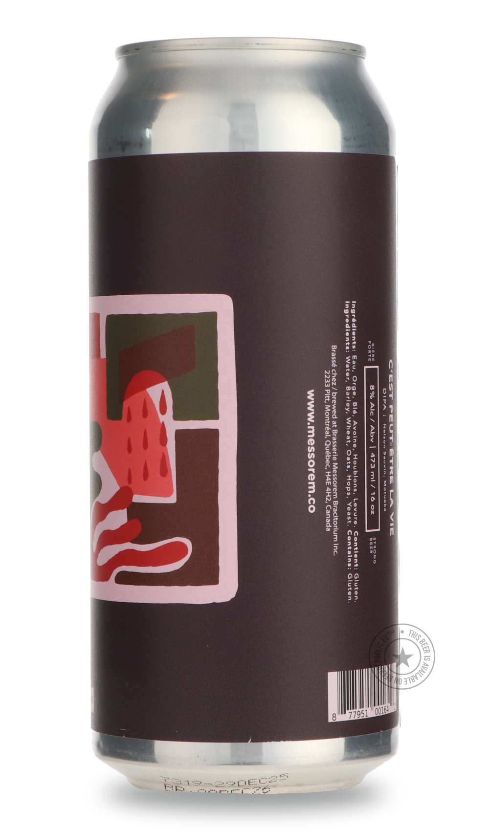 Messorem- C'est Peut-Être La Vie-IPA- Only @ Beer Republic - The best online beer store for American & Canadian craft beer - Buy beer online from the USA and Canada - Bier online kopen - Amerikaans bier kopen - Craft beer store - Craft beer kopen - Amerikanisch bier kaufen - Bier online kaufen - Acheter biere online - IPA - Stout - Porter - New England IPA - Hazy IPA - Imperial Stout - Barrel Aged - Barrel Aged Imperial Stout - Brown - Dark beer - Blond - Blonde - Pilsner - Lager - Wheat - Weizen - Amber - 