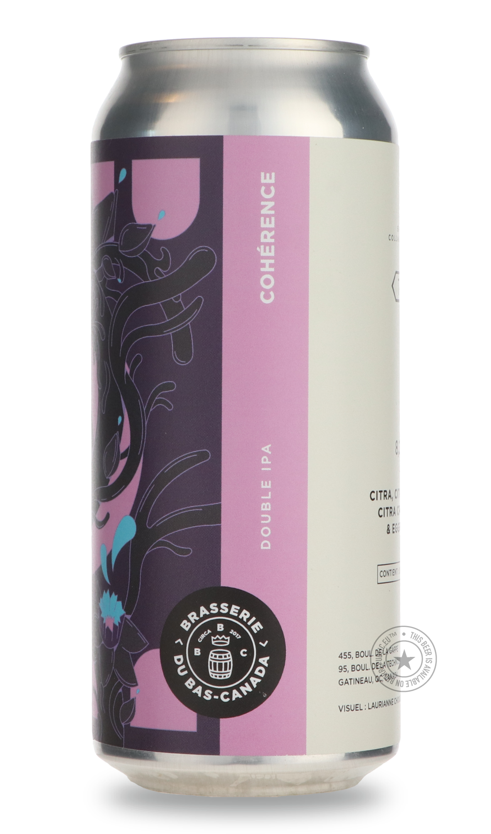 Brasserie du Bas-Canada- Cohérence / Track-IPA- Only @ Beer Republic - The best online beer store for American & Canadian craft beer - Buy beer online from the USA and Canada - Bier online kopen - Amerikaans bier kopen - Craft beer store - Craft beer kopen - Amerikanisch bier kaufen - Bier online kaufen - Acheter biere online - IPA - Stout - Porter - New England IPA - Hazy IPA - Imperial Stout - Barrel Aged - Barrel Aged Imperial Stout - Brown - Dark beer - Blond - Blonde - Pilsner - Lager - Wheat - Weizen 