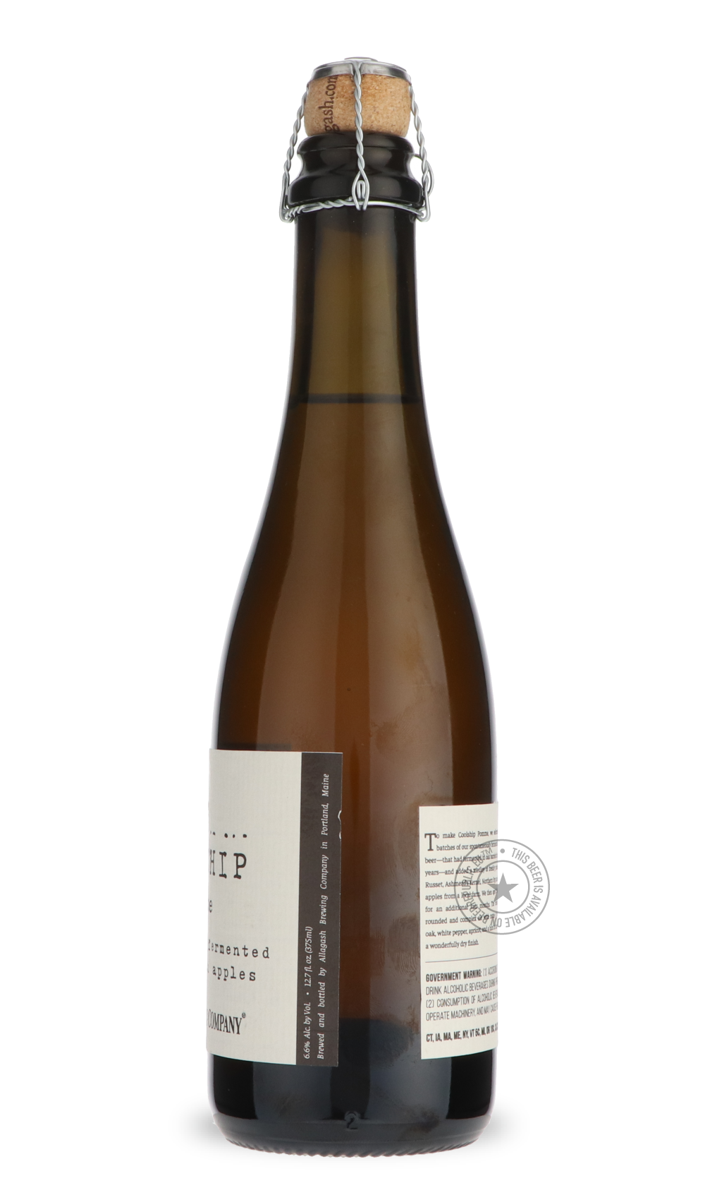 -Allagash- Coolship Pomme-Sour / Wild & Fruity- Only @ Beer Republic - The best online beer store for American & Canadian craft beer - Buy beer online from the USA and Canada - Bier online kopen - Amerikaans bier kopen - Craft beer store - Craft beer kopen - Amerikanisch bier kaufen - Bier online kaufen - Acheter biere online - IPA - Stout - Porter - New England IPA - Hazy IPA - Imperial Stout - Barrel Aged - Barrel Aged Imperial Stout - Brown - Dark beer - Blond - Blonde - Pilsner - Lager - Wheat - Weizen 