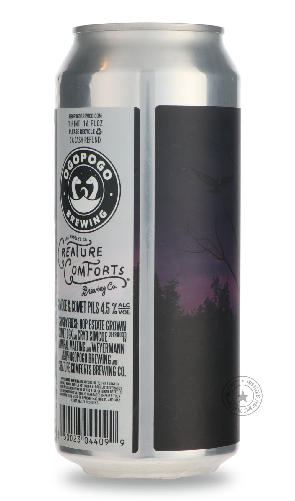 -Ogopogo- Creature Double Feature / Creature Comforts-Pale- Only @ Beer Republic - The best online beer store for American & Canadian craft beer - Buy beer online from the USA and Canada - Bier online kopen - Amerikaans bier kopen - Craft beer store - Craft beer kopen - Amerikanisch bier kaufen - Bier online kaufen - Acheter biere online - IPA - Stout - Porter - New England IPA - Hazy IPA - Imperial Stout - Barrel Aged - Barrel Aged Imperial Stout - Brown - Dark beer - Blond - Blonde - Pilsner - Lager - Whe