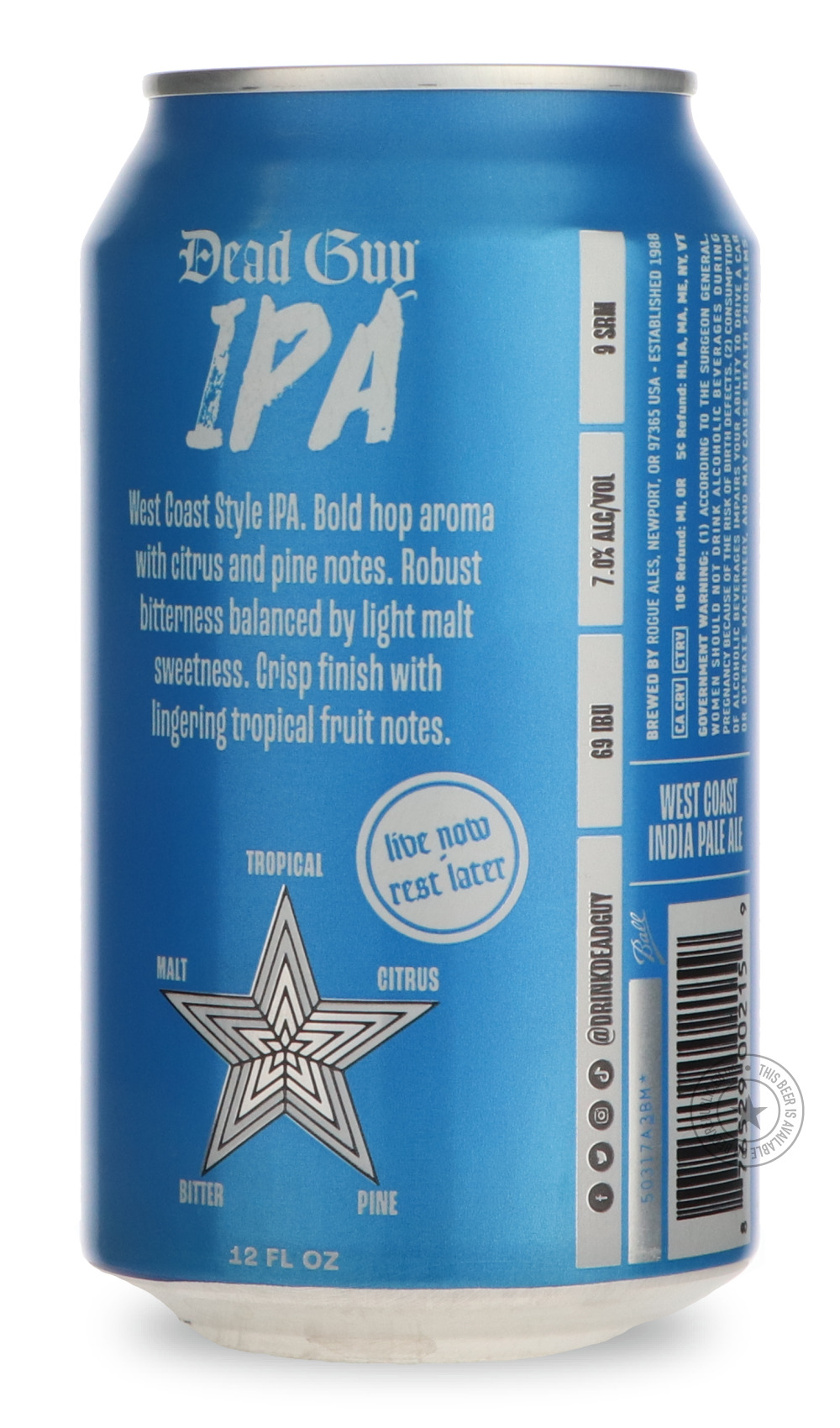 -Rogue- Dead Guy IPA-IPA- Only @ Beer Republic - The best online beer store for American & Canadian craft beer - Buy beer online from the USA and Canada - Bier online kopen - Amerikaans bier kopen - Craft beer store - Craft beer kopen - Amerikanisch bier kaufen - Bier online kaufen - Acheter biere online - IPA - Stout - Porter - New England IPA - Hazy IPA - Imperial Stout - Barrel Aged - Barrel Aged Imperial Stout - Brown - Dark beer - Blond - Blonde - Pilsner - Lager - Wheat - Weizen - Amber - Barley Wine 
