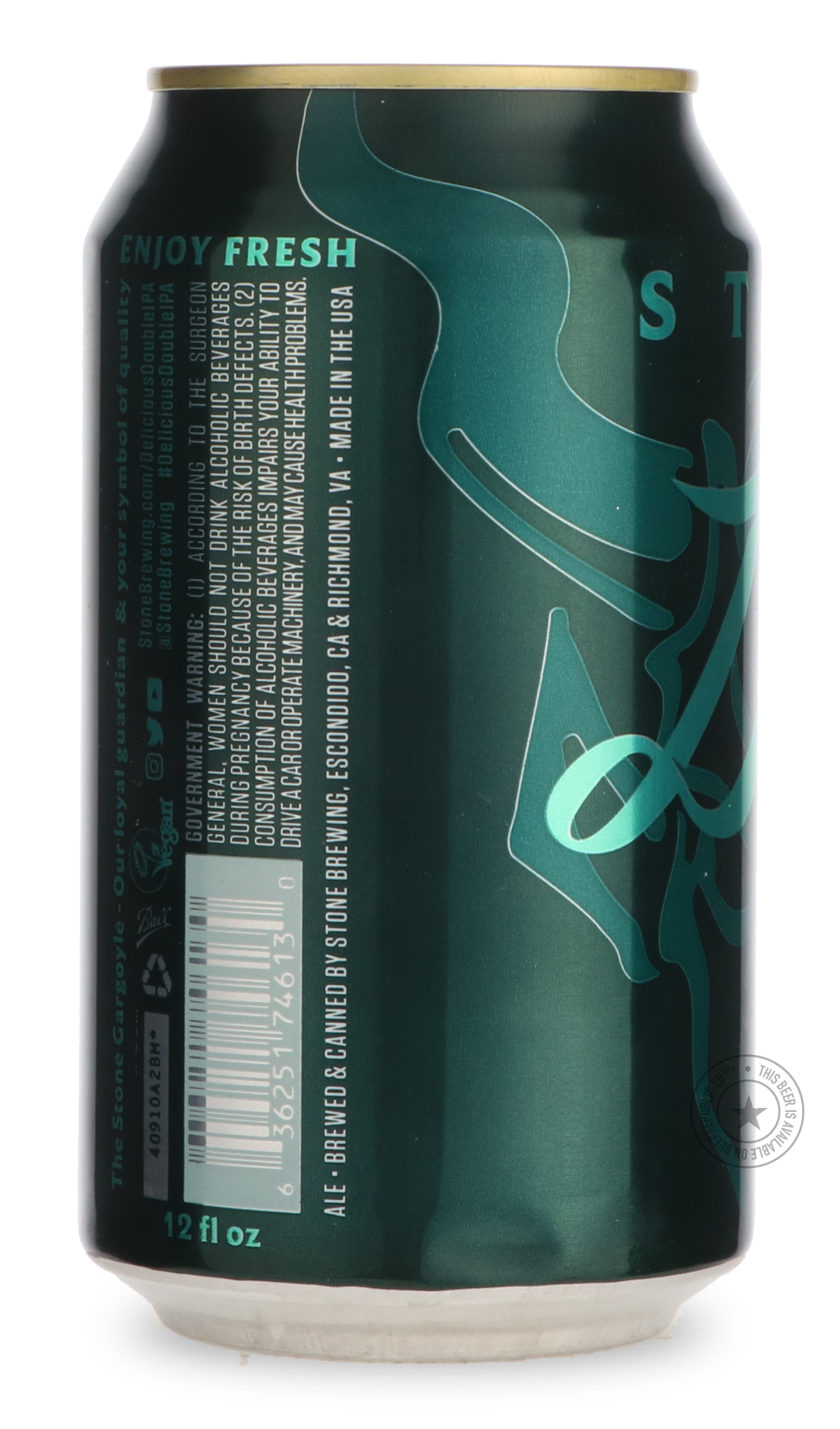 -Stone USA- Delicious Double IPA-IPA- Only @ Beer Republic - The best online beer store for American & Canadian craft beer - Buy beer online from the USA and Canada - Bier online kopen - Amerikaans bier kopen - Craft beer store - Craft beer kopen - Amerikanisch bier kaufen - Bier online kaufen - Acheter biere online - IPA - Stout - Porter - New England IPA - Hazy IPA - Imperial Stout - Barrel Aged - Barrel Aged Imperial Stout - Brown - Dark beer - Blond - Blonde - Pilsner - Lager - Wheat - Weizen - Amber - 