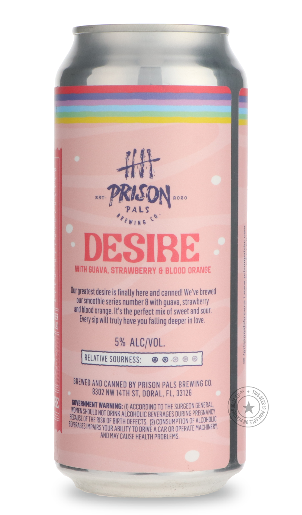 -Prison Pals- Desire-Sour / Wild & Fruity- Only @ Beer Republic - The best online beer store for American & Canadian craft beer - Buy beer online from the USA and Canada - Bier online kopen - Amerikaans bier kopen - Craft beer store - Craft beer kopen - Amerikanisch bier kaufen - Bier online kaufen - Acheter biere online - IPA - Stout - Porter - New England IPA - Hazy IPA - Imperial Stout - Barrel Aged - Barrel Aged Imperial Stout - Brown - Dark beer - Blond - Blonde - Pilsner - Lager - Wheat - Weizen - Amb