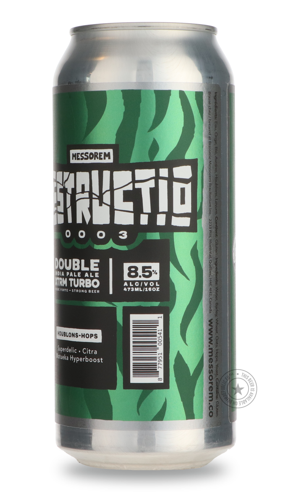 Messorem- Destructio 0003-IPA- Only @ Beer Republic - The best online beer store for American & Canadian craft beer - Buy beer online from the USA and Canada - Bier online kopen - Amerikaans bier kopen - Craft beer store - Craft beer kopen - Amerikanisch bier kaufen - Bier online kaufen - Acheter biere online - IPA - Stout - Porter - New England IPA - Hazy IPA - Imperial Stout - Barrel Aged - Barrel Aged Imperial Stout - Brown - Dark beer - Blond - Blonde - Pilsner - Lager - Wheat - Weizen - Amber - Barley 