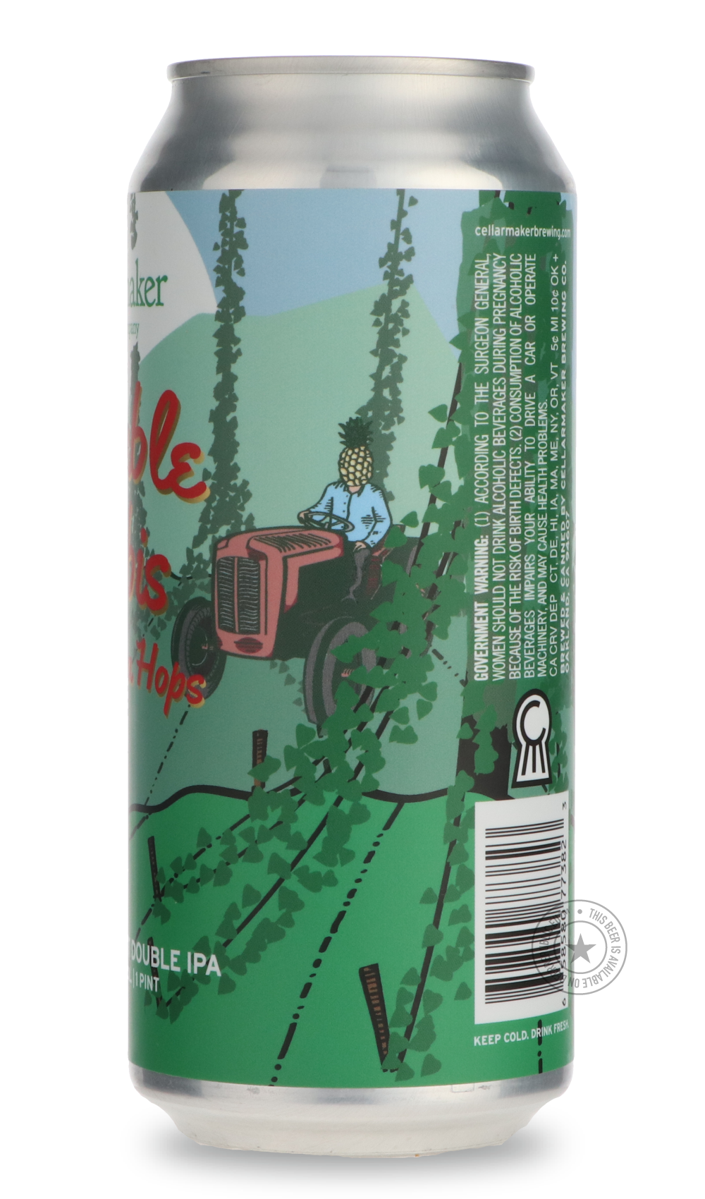 -Cellarmaker- Double Dobis-IPA- Only @ Beer Republic - The best online beer store for American & Canadian craft beer - Buy beer online from the USA and Canada - Bier online kopen - Amerikaans bier kopen - Craft beer store - Craft beer kopen - Amerikanisch bier kaufen - Bier online kaufen - Acheter biere online - IPA - Stout - Porter - New England IPA - Hazy IPA - Imperial Stout - Barrel Aged - Barrel Aged Imperial Stout - Brown - Dark beer - Blond - Blonde - Pilsner - Lager - Wheat - Weizen - Amber - Barley