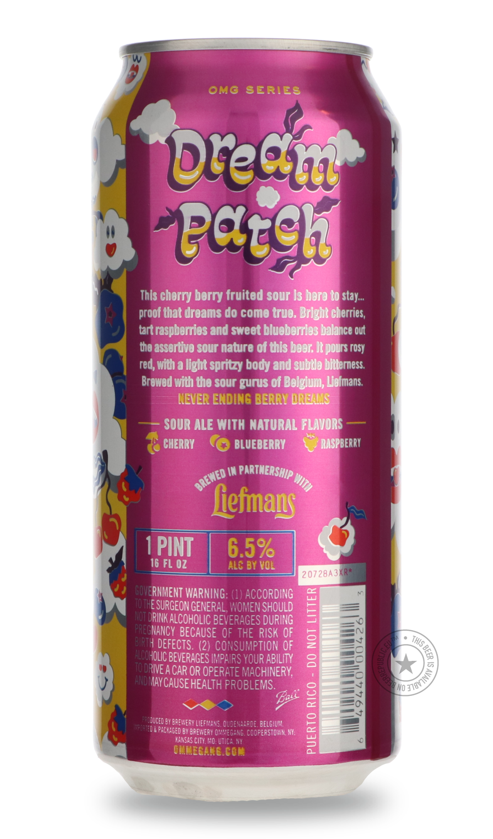 -Ommegang- Dream Patch / Liefmans-Sour / Wild & Fruity- Only @ Beer Republic - The best online beer store for American & Canadian craft beer - Buy beer online from the USA and Canada - Bier online kopen - Amerikaans bier kopen - Craft beer store - Craft beer kopen - Amerikanisch bier kaufen - Bier online kaufen - Acheter biere online - IPA - Stout - Porter - New England IPA - Hazy IPA - Imperial Stout - Barrel Aged - Barrel Aged Imperial Stout - Brown - Dark beer - Blond - Blonde - Pilsner - Lager - Wheat -
