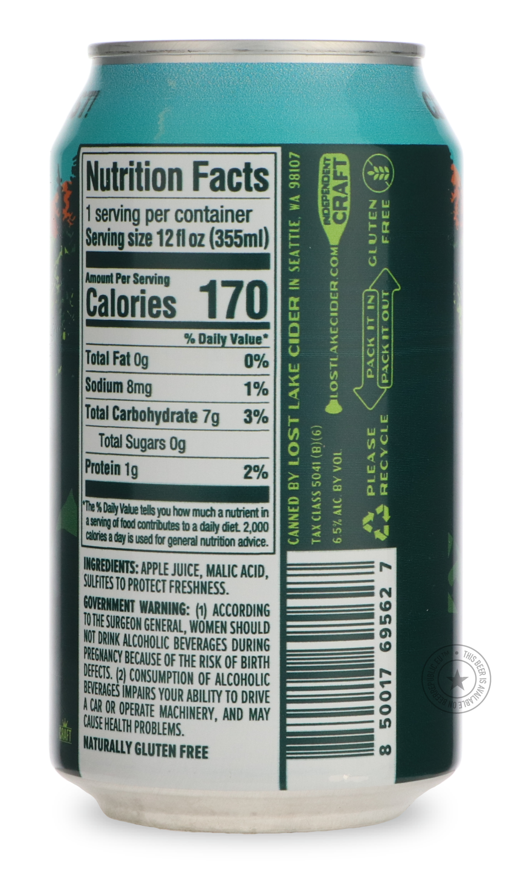 -Lost Lake- Dry Apple Cider-Sour / Wild & Fruity- Only @ Beer Republic - The best online beer store for American & Canadian craft beer - Buy beer online from the USA and Canada - Bier online kopen - Amerikaans bier kopen - Craft beer store - Craft beer kopen - Amerikanisch bier kaufen - Bier online kaufen - Acheter biere online - IPA - Stout - Porter - New England IPA - Hazy IPA - Imperial Stout - Barrel Aged - Barrel Aged Imperial Stout - Brown - Dark beer - Blond - Blonde - Pilsner - Lager - Wheat - Weize
