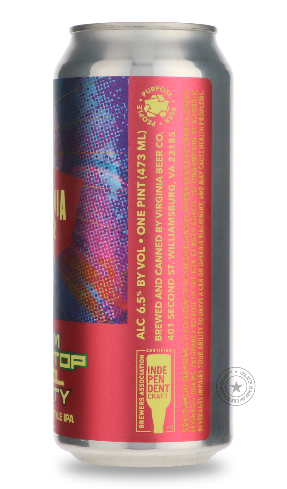 -The Virginia Beer Company- EDM Rooftop Pool Party-IPA- Only @ Beer Republic - The best online beer store for American & Canadian craft beer - Buy beer online from the USA and Canada - Bier online kopen - Amerikaans bier kopen - Craft beer store - Craft beer kopen - Amerikanisch bier kaufen - Bier online kaufen - Acheter biere online - IPA - Stout - Porter - New England IPA - Hazy IPA - Imperial Stout - Barrel Aged - Barrel Aged Imperial Stout - Brown - Dark beer - Blond - Blonde - Pilsner - Lager - Wheat -