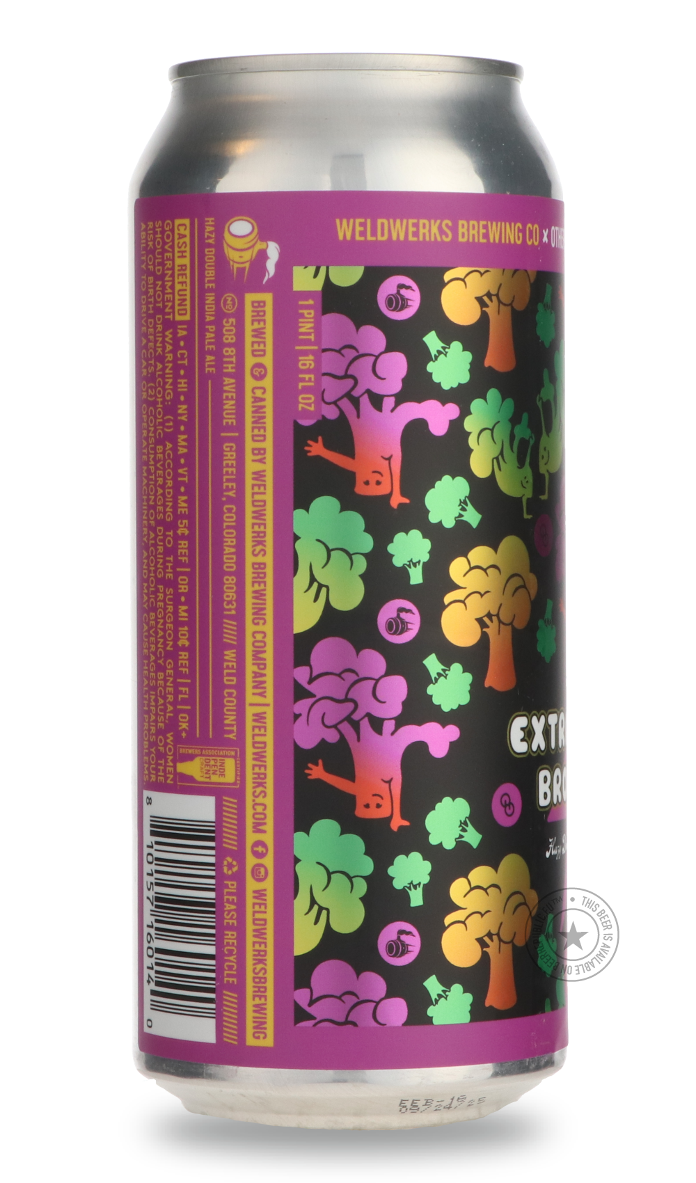 -WeldWerks- Extra Extra Broccoli / Other Half-IPA- Only @ Beer Republic - The best online beer store for American & Canadian craft beer - Buy beer online from the USA and Canada - Bier online kopen - Amerikaans bier kopen - Craft beer store - Craft beer kopen - Amerikanisch bier kaufen - Bier online kaufen - Acheter biere online - IPA - Stout - Porter - New England IPA - Hazy IPA - Imperial Stout - Barrel Aged - Barrel Aged Imperial Stout - Brown - Dark beer - Blond - Blonde - Pilsner - Lager - Wheat - Weiz