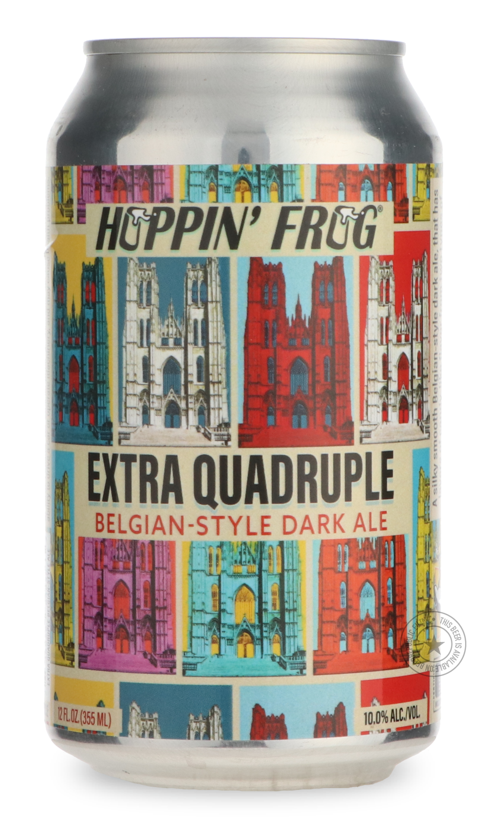 Hoppin' Frog- Extra Quadruple Belgian-style Dark Ale-Brown & Dark- Only @ Beer Republic - The best online beer store for American & Canadian craft beer - Buy beer online from the USA and Canada - Bier online kopen - Amerikaans bier kopen - Craft beer store - Craft beer kopen - Amerikanisch bier kaufen - Bier online kaufen - Acheter biere online - IPA - Stout - Porter - New England IPA - Hazy IPA - Imperial Stout - Barrel Aged - Barrel Aged Imperial Stout - Brown - Dark beer - Blond - Blonde - Pilsner - Lage