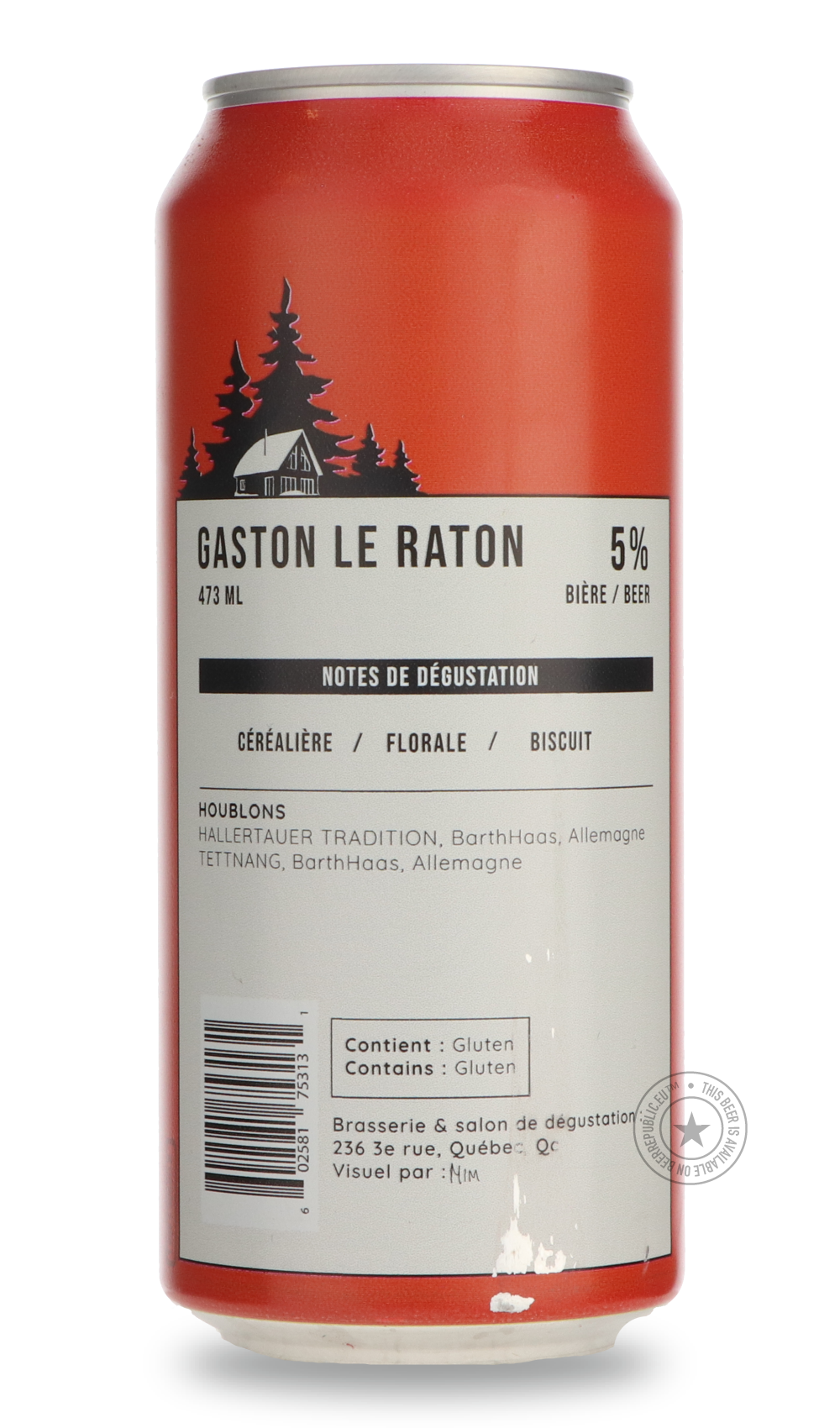 Nano Cinco- Gaston Le Raton-Pale- Only @ Beer Republic - The best online beer store for American & Canadian craft beer - Buy beer online from the USA and Canada - Bier online kopen - Amerikaans bier kopen - Craft beer store - Craft beer kopen - Amerikanisch bier kaufen - Bier online kaufen - Acheter biere online - IPA - Stout - Porter - New England IPA - Hazy IPA - Imperial Stout - Barrel Aged - Barrel Aged Imperial Stout - Brown - Dark beer - Blond - Blonde - Pilsner - Lager - Wheat - Weizen - Amber - Barl