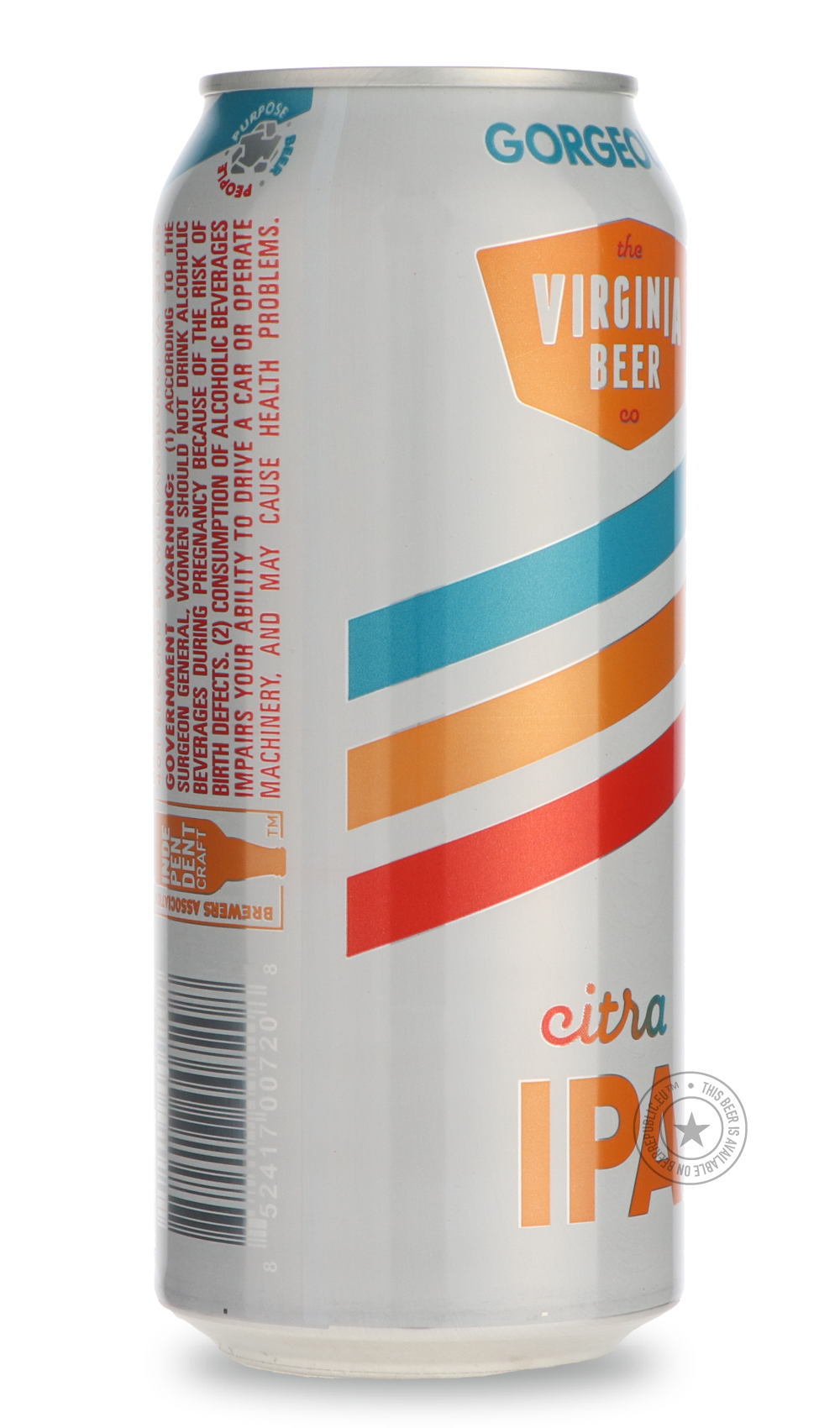 -The Virginia Beer Company- Gorgeous Citra-IPA- Only @ Beer Republic - The best online beer store for American & Canadian craft beer - Buy beer online from the USA and Canada - Bier online kopen - Amerikaans bier kopen - Craft beer store - Craft beer kopen - Amerikanisch bier kaufen - Bier online kaufen - Acheter biere online - IPA - Stout - Porter - New England IPA - Hazy IPA - Imperial Stout - Barrel Aged - Barrel Aged Imperial Stout - Brown - Dark beer - Blond - Blonde - Pilsner - Lager - Wheat - Weizen 