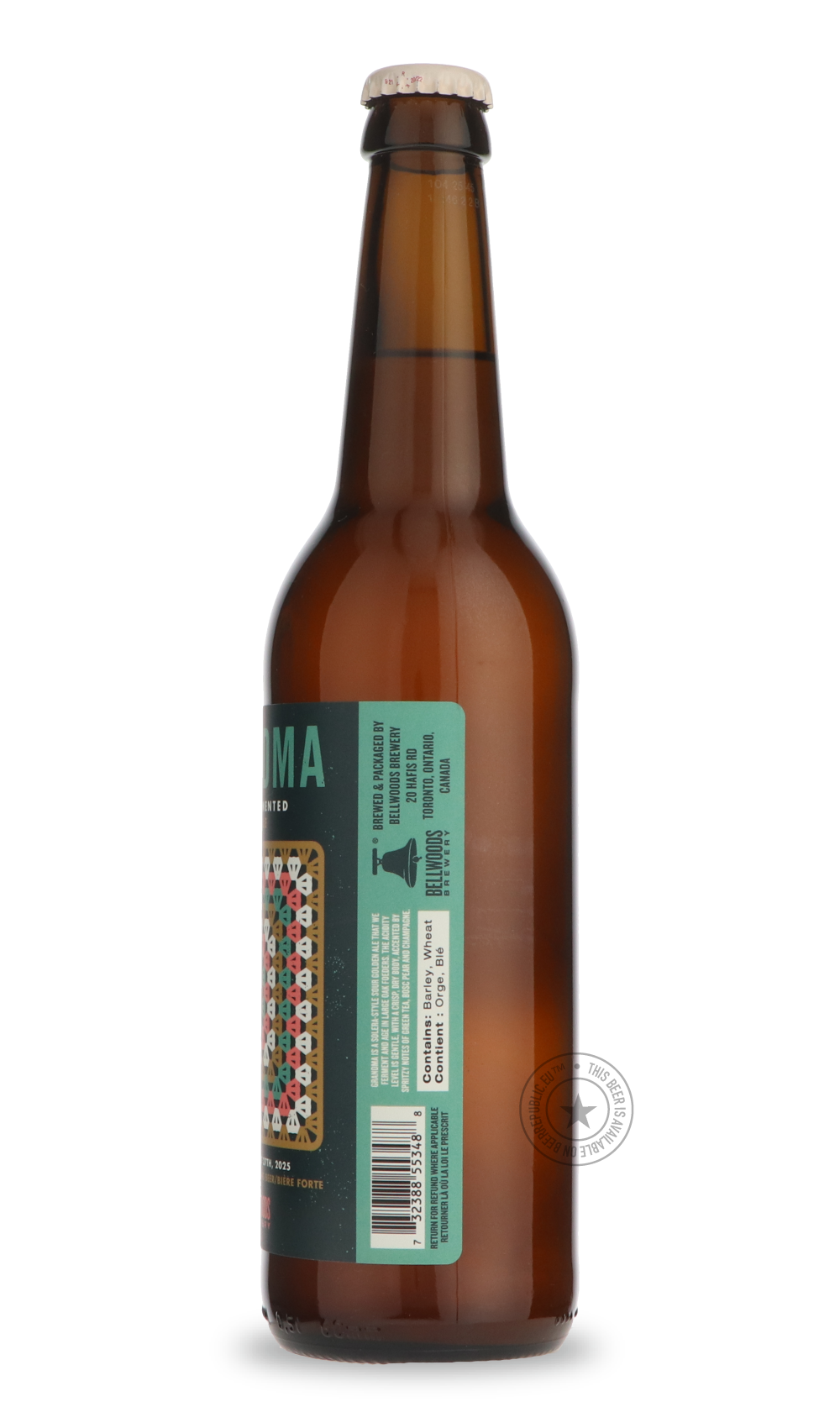 Bellwoods- Grandma 2025-Sour / Wild & Fruity- Only @ Beer Republic - The best online beer store for American & Canadian craft beer - Buy beer online from the USA and Canada - Bier online kopen - Amerikaans bier kopen - Craft beer store - Craft beer kopen - Amerikanisch bier kaufen - Bier online kaufen - Acheter biere online - IPA - Stout - Porter - New England IPA - Hazy IPA - Imperial Stout - Barrel Aged - Barrel Aged Imperial Stout - Brown - Dark beer - Blond - Blonde - Pilsner - Lager - Wheat - Weizen - 