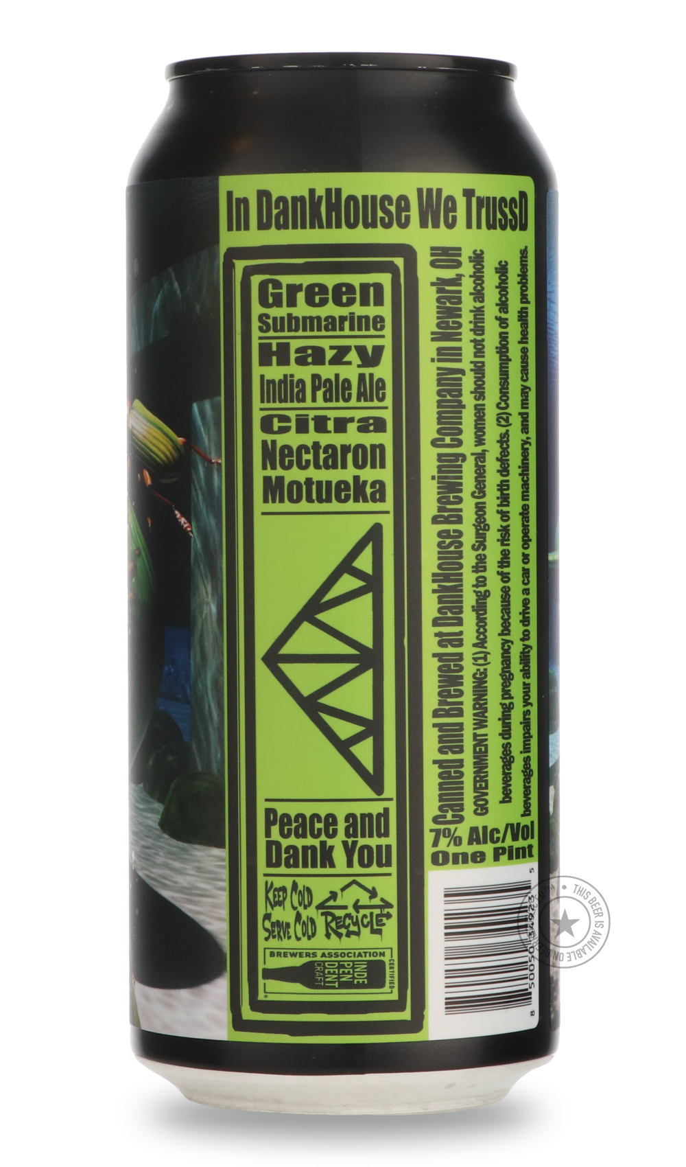 DankHouse- Green Submarine-IPA- Only @ Beer Republic - The best online beer store for American & Canadian craft beer - Buy beer online from the USA and Canada - Bier online kopen - Amerikaans bier kopen - Craft beer store - Craft beer kopen - Amerikanisch bier kaufen - Bier online kaufen - Acheter biere online - IPA - Stout - Porter - New England IPA - Hazy IPA - Imperial Stout - Barrel Aged - Barrel Aged Imperial Stout - Brown - Dark beer - Blond - Blonde - Pilsner - Lager - Wheat - Weizen - Amber - Barley
