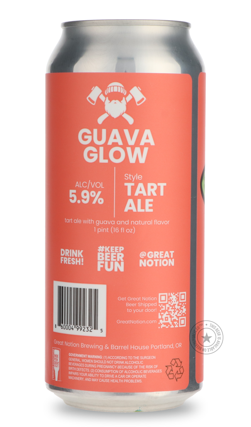 -Great Notion- Guava Glow-Sour / Wild & Fruity- Only @ Beer Republic - The best online beer store for American & Canadian craft beer - Buy beer online from the USA and Canada - Bier online kopen - Amerikaans bier kopen - Craft beer store - Craft beer kopen - Amerikanisch bier kaufen - Bier online kaufen - Acheter biere online - IPA - Stout - Porter - New England IPA - Hazy IPA - Imperial Stout - Barrel Aged - Barrel Aged Imperial Stout - Brown - Dark beer - Blond - Blonde - Pilsner - Lager - Wheat - Weizen 