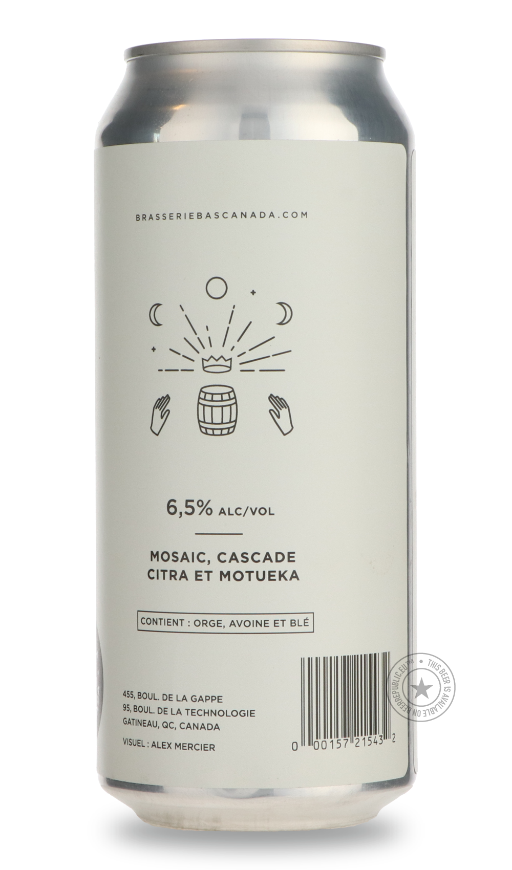 Brasserie du Bas-Canada- HYPA #1-IPA- Only @ Beer Republic - The best online beer store for American & Canadian craft beer - Buy beer online from the USA and Canada - Bier online kopen - Amerikaans bier kopen - Craft beer store - Craft beer kopen - Amerikanisch bier kaufen - Bier online kaufen - Acheter biere online - IPA - Stout - Porter - New England IPA - Hazy IPA - Imperial Stout - Barrel Aged - Barrel Aged Imperial Stout - Brown - Dark beer - Blond - Blonde - Pilsner - Lager - Wheat - Weizen - Amber - 