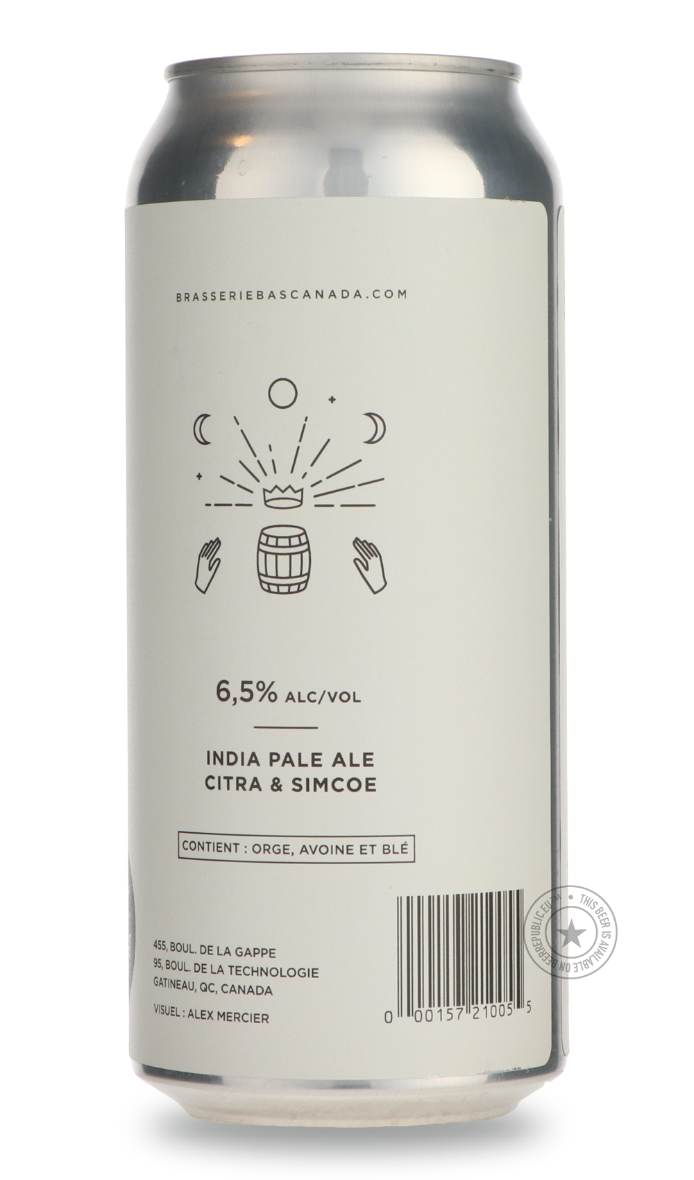 -Brasserie du Bas-Canada- HYPA #6-IPA- Only @ Beer Republic - The best online beer store for American & Canadian craft beer - Buy beer online from the USA and Canada - Bier online kopen - Amerikaans bier kopen - Craft beer store - Craft beer kopen - Amerikanisch bier kaufen - Bier online kaufen - Acheter biere online - IPA - Stout - Porter - New England IPA - Hazy IPA - Imperial Stout - Barrel Aged - Barrel Aged Imperial Stout - Brown - Dark beer - Blond - Blonde - Pilsner - Lager - Wheat - Weizen - Amber -