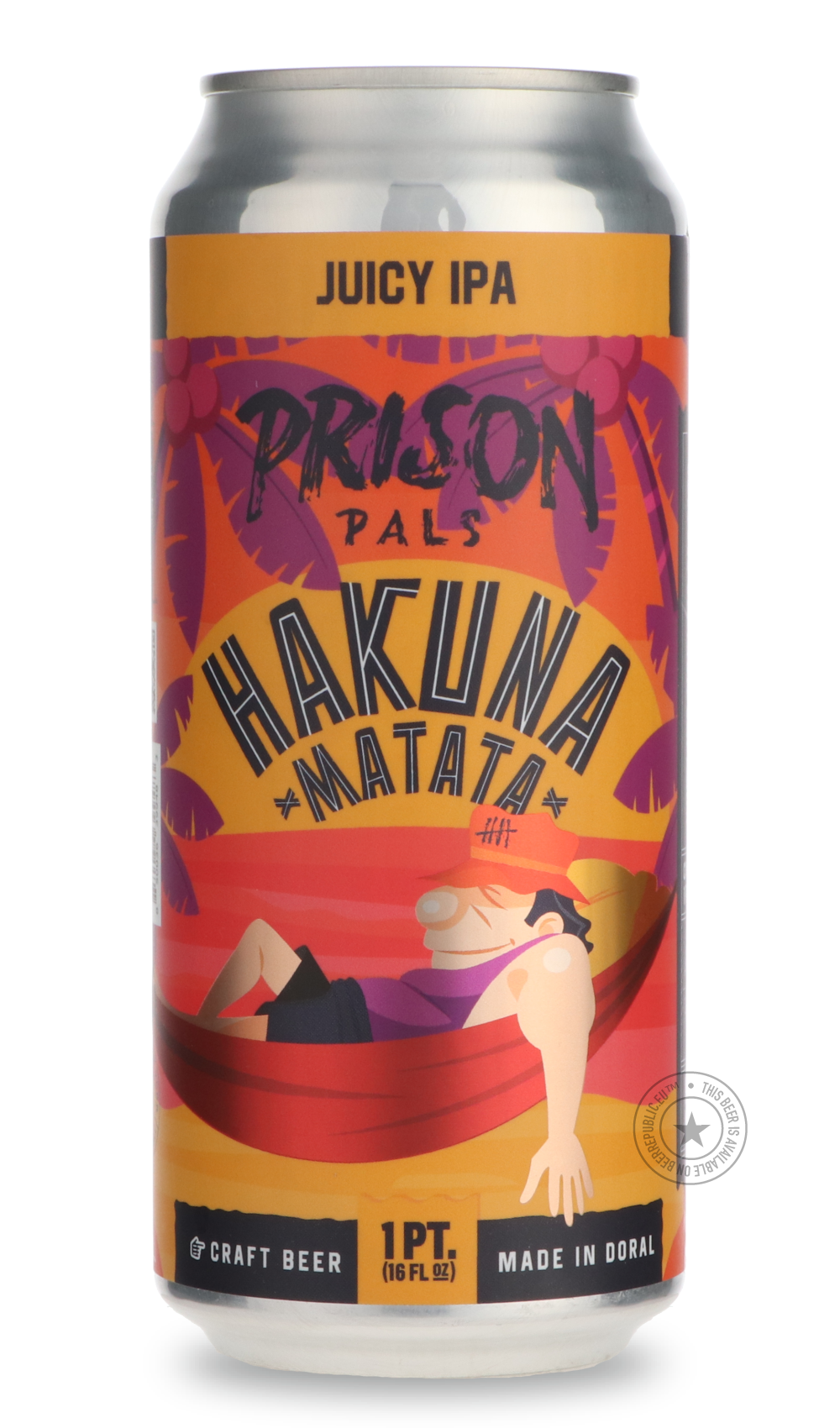 -Prison Pals- Hakuna Matata-IPA- Only @ Beer Republic - The best online beer store for American & Canadian craft beer - Buy beer online from the USA and Canada - Bier online kopen - Amerikaans bier kopen - Craft beer store - Craft beer kopen - Amerikanisch bier kaufen - Bier online kaufen - Acheter biere online - IPA - Stout - Porter - New England IPA - Hazy IPA - Imperial Stout - Barrel Aged - Barrel Aged Imperial Stout - Brown - Dark beer - Blond - Blonde - Pilsner - Lager - Wheat - Weizen - Amber - Barle