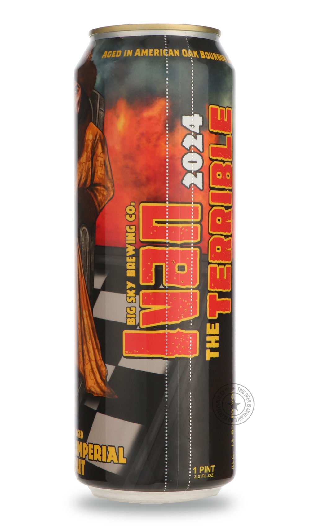 -Big Sky- Ivan The Terrible-Stout & Porter- Only @ Beer Republic - The best online beer store for American & Canadian craft beer - Buy beer online from the USA and Canada - Bier online kopen - Amerikaans bier kopen - Craft beer store - Craft beer kopen - Amerikanisch bier kaufen - Bier online kaufen - Acheter biere online - IPA - Stout - Porter - New England IPA - Hazy IPA - Imperial Stout - Barrel Aged - Barrel Aged Imperial Stout - Brown - Dark beer - Blond - Blonde - Pilsner - Lager - Wheat - Weizen - Am