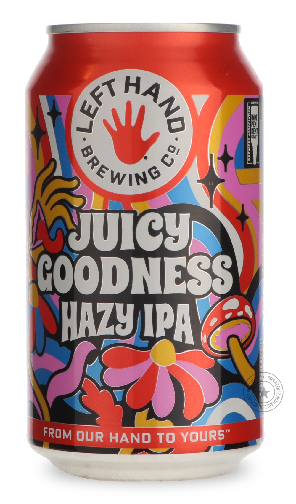 -Left Hand- Juicy Goodness Hazy IPA-IPA- Only @ Beer Republic - The best online beer store for American & Canadian craft beer - Buy beer online from the USA and Canada - Bier online kopen - Amerikaans bier kopen - Craft beer store - Craft beer kopen - Amerikanisch bier kaufen - Bier online kaufen - Acheter biere online - IPA - Stout - Porter - New England IPA - Hazy IPA - Imperial Stout - Barrel Aged - Barrel Aged Imperial Stout - Brown - Dark beer - Blond - Blonde - Pilsner - Lager - Wheat - Weizen - Amber