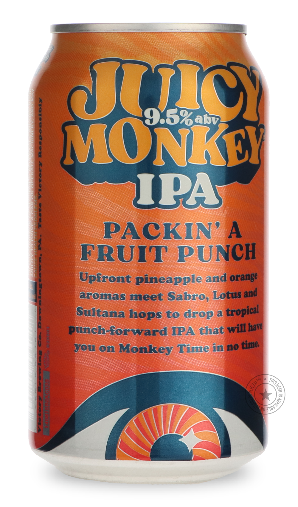 -Victory- Juicy Monkey-IPA- Only @ Beer Republic - The best online beer store for American & Canadian craft beer - Buy beer online from the USA and Canada - Bier online kopen - Amerikaans bier kopen - Craft beer store - Craft beer kopen - Amerikanisch bier kaufen - Bier online kaufen - Acheter biere online - IPA - Stout - Porter - New England IPA - Hazy IPA - Imperial Stout - Barrel Aged - Barrel Aged Imperial Stout - Brown - Dark beer - Blond - Blonde - Pilsner - Lager - Wheat - Weizen - Amber - Barley Win