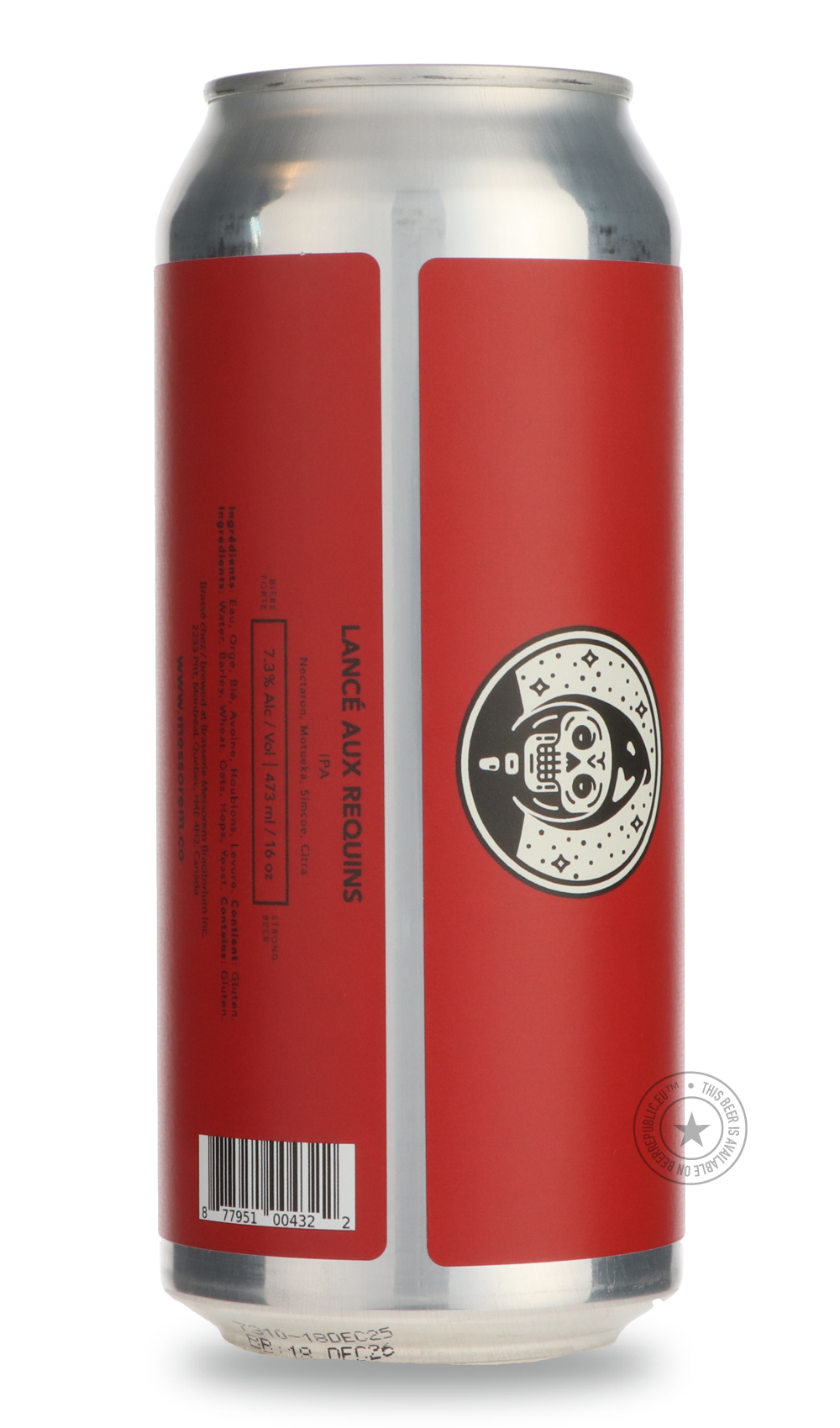 Messorem- Lancé Aux Requins-IPA- Only @ Beer Republic - The best online beer store for American & Canadian craft beer - Buy beer online from the USA and Canada - Bier online kopen - Amerikaans bier kopen - Craft beer store - Craft beer kopen - Amerikanisch bier kaufen - Bier online kaufen - Acheter biere online - IPA - Stout - Porter - New England IPA - Hazy IPA - Imperial Stout - Barrel Aged - Barrel Aged Imperial Stout - Brown - Dark beer - Blond - Blonde - Pilsner - Lager - Wheat - Weizen - Amber - Barle
