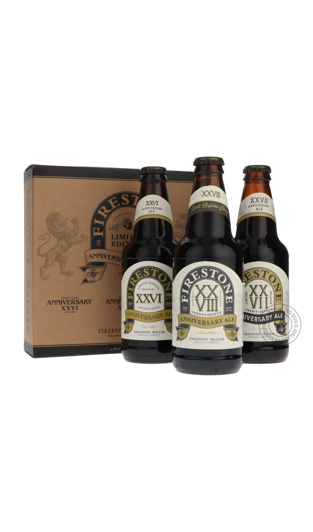 -Firestone Walker- Limited Edition Anniversary Vertical Set-Brown & Dark- Only @ Beer Republic - The best online beer store for American & Canadian craft beer - Buy beer online from the USA and Canada - Bier online kopen - Amerikaans bier kopen - Craft beer store - Craft beer kopen - Amerikanisch bier kaufen - Bier online kaufen - Acheter biere online - IPA - Stout - Porter - New England IPA - Hazy IPA - Imperial Stout - Barrel Aged - Barrel Aged Imperial Stout - Brown - Dark beer - Blond - Blonde - Pilsner