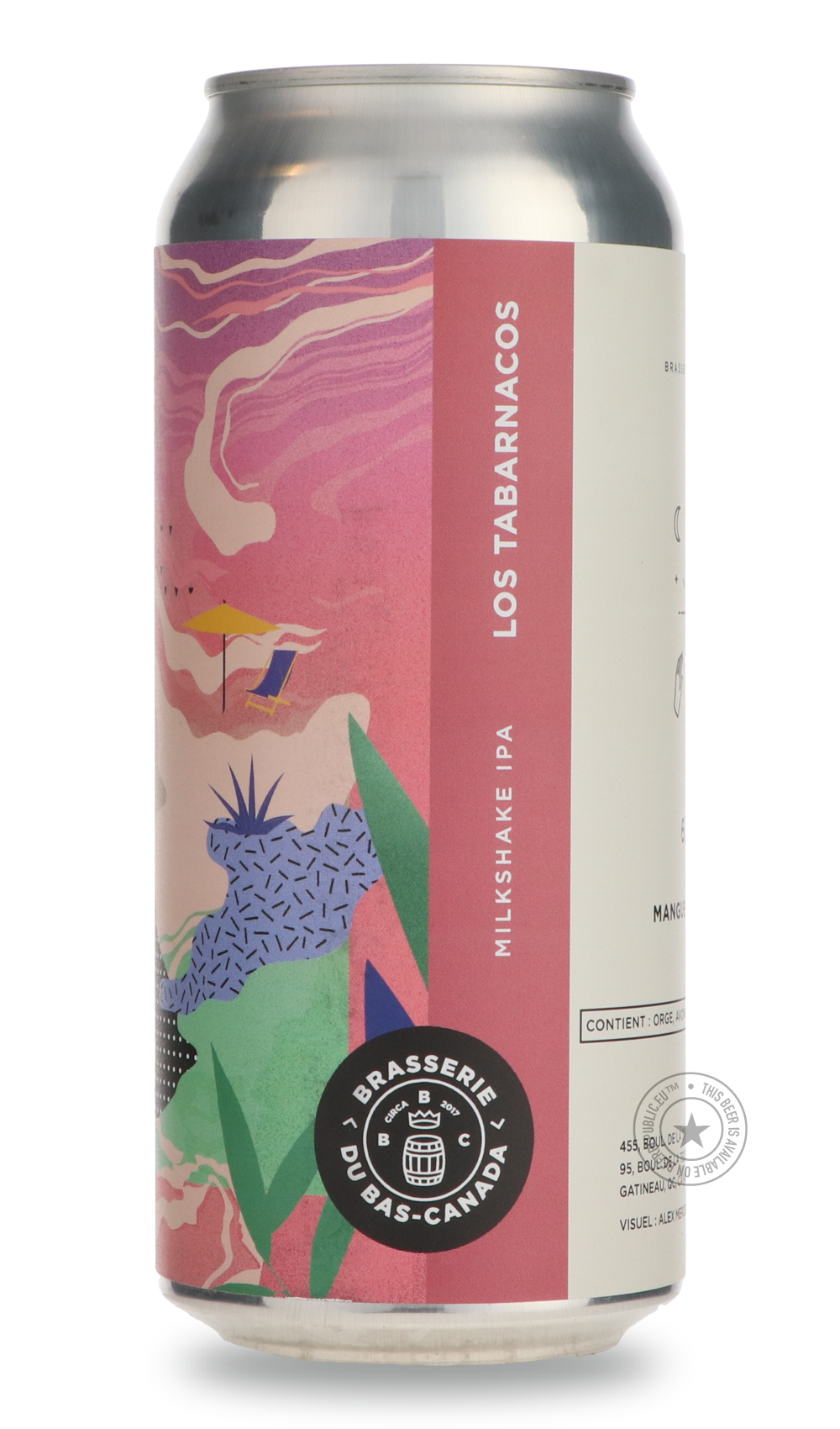 -Brasserie du Bas-Canada- Los Tabarnacos - Mangue-IPA- Only @ Beer Republic - The best online beer store for American & Canadian craft beer - Buy beer online from the USA and Canada - Bier online kopen - Amerikaans bier kopen - Craft beer store - Craft beer kopen - Amerikanisch bier kaufen - Bier online kaufen - Acheter biere online - IPA - Stout - Porter - New England IPA - Hazy IPA - Imperial Stout - Barrel Aged - Barrel Aged Imperial Stout - Brown - Dark beer - Blond - Blonde - Pilsner - Lager - Wheat - 