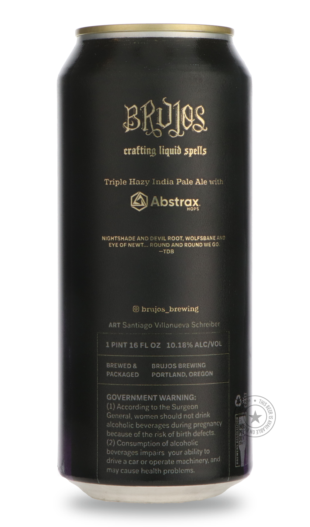 -Brujos- LunaTone-IPA- Only @ Beer Republic - The best online beer store for American & Canadian craft beer - Buy beer online from the USA and Canada - Bier online kopen - Amerikaans bier kopen - Craft beer store - Craft beer kopen - Amerikanisch bier kaufen - Bier online kaufen - Acheter biere online - IPA - Stout - Porter - New England IPA - Hazy IPA - Imperial Stout - Barrel Aged - Barrel Aged Imperial Stout - Brown - Dark beer - Blond - Blonde - Pilsner - Lager - Wheat - Weizen - Amber - Barley Wine - Q