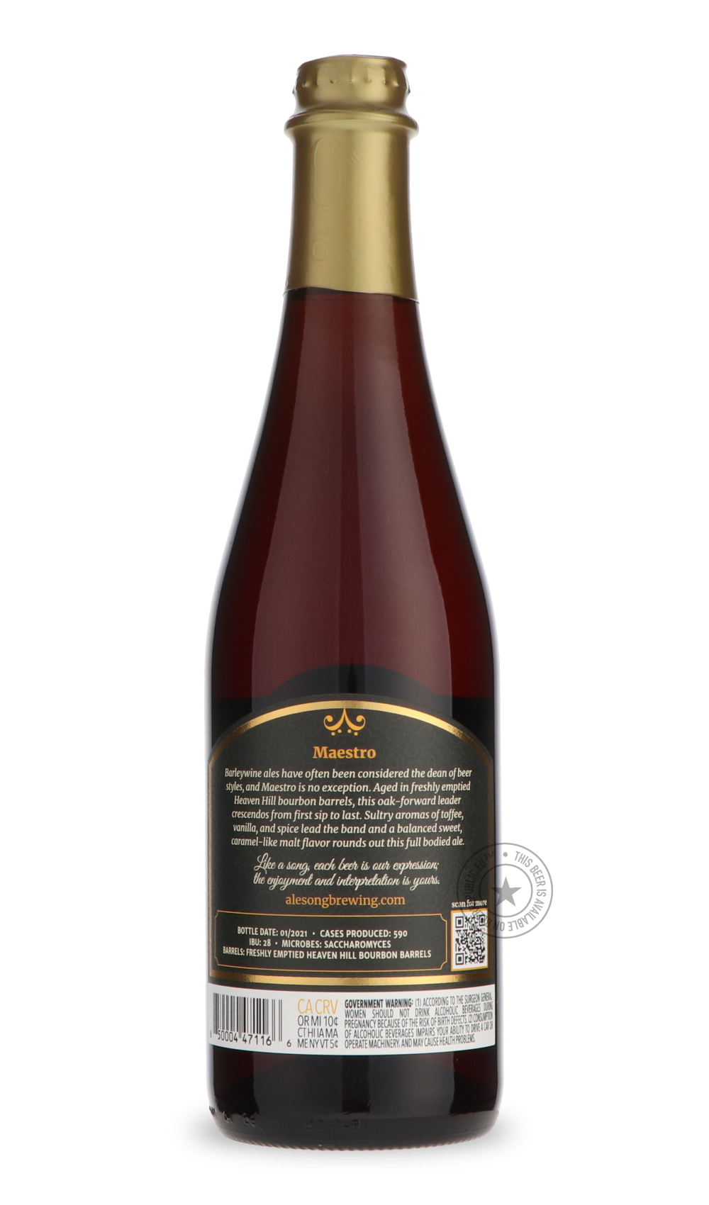 -Alesong- Maestro 2021-Brown & Dark- Only @ Beer Republic - The best online beer store for American & Canadian craft beer - Buy beer online from the USA and Canada - Bier online kopen - Amerikaans bier kopen - Craft beer store - Craft beer kopen - Amerikanisch bier kaufen - Bier online kaufen - Acheter biere online - IPA - Stout - Porter - New England IPA - Hazy IPA - Imperial Stout - Barrel Aged - Barrel Aged Imperial Stout - Brown - Dark beer - Blond - Blonde - Pilsner - Lager - Wheat - Weizen - Amber - B