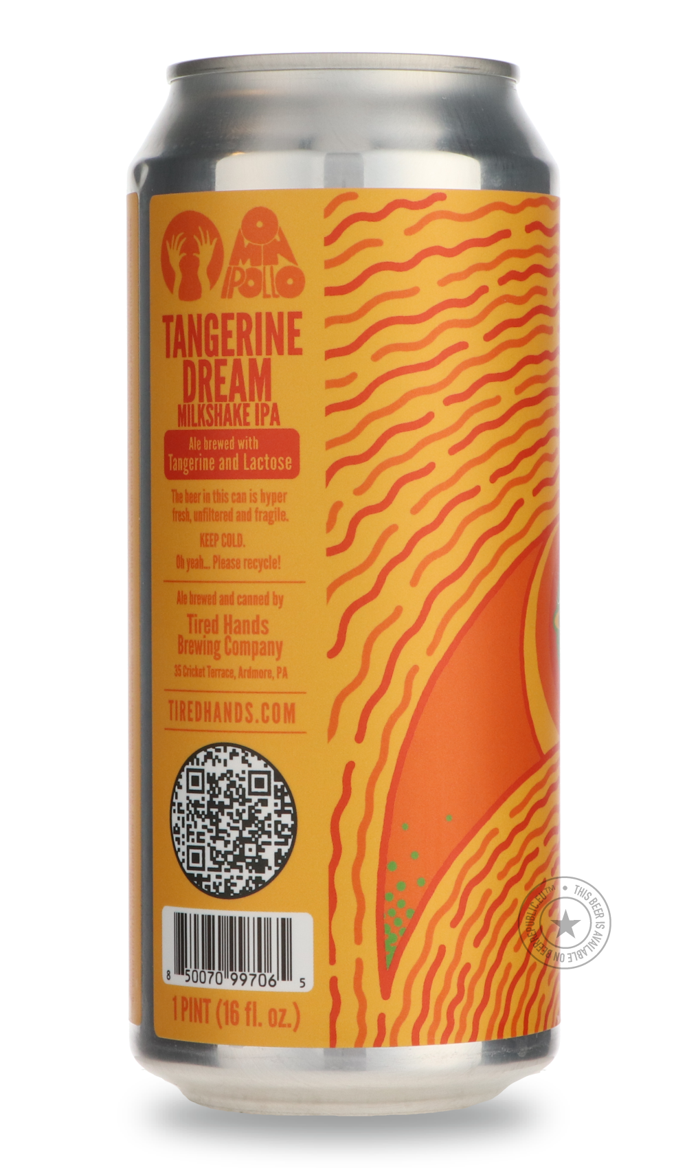 -Tired Hands- Milkshake IPA Double Tangerine Dream / Omnipollo-IPA- Only @ Beer Republic - The best online beer store for American & Canadian craft beer - Buy beer online from the USA and Canada - Bier online kopen - Amerikaans bier kopen - Craft beer store - Craft beer kopen - Amerikanisch bier kaufen - Bier online kaufen - Acheter biere online - IPA - Stout - Porter - New England IPA - Hazy IPA - Imperial Stout - Barrel Aged - Barrel Aged Imperial Stout - Brown - Dark beer - Blond - Blonde - Pilsner - Lag