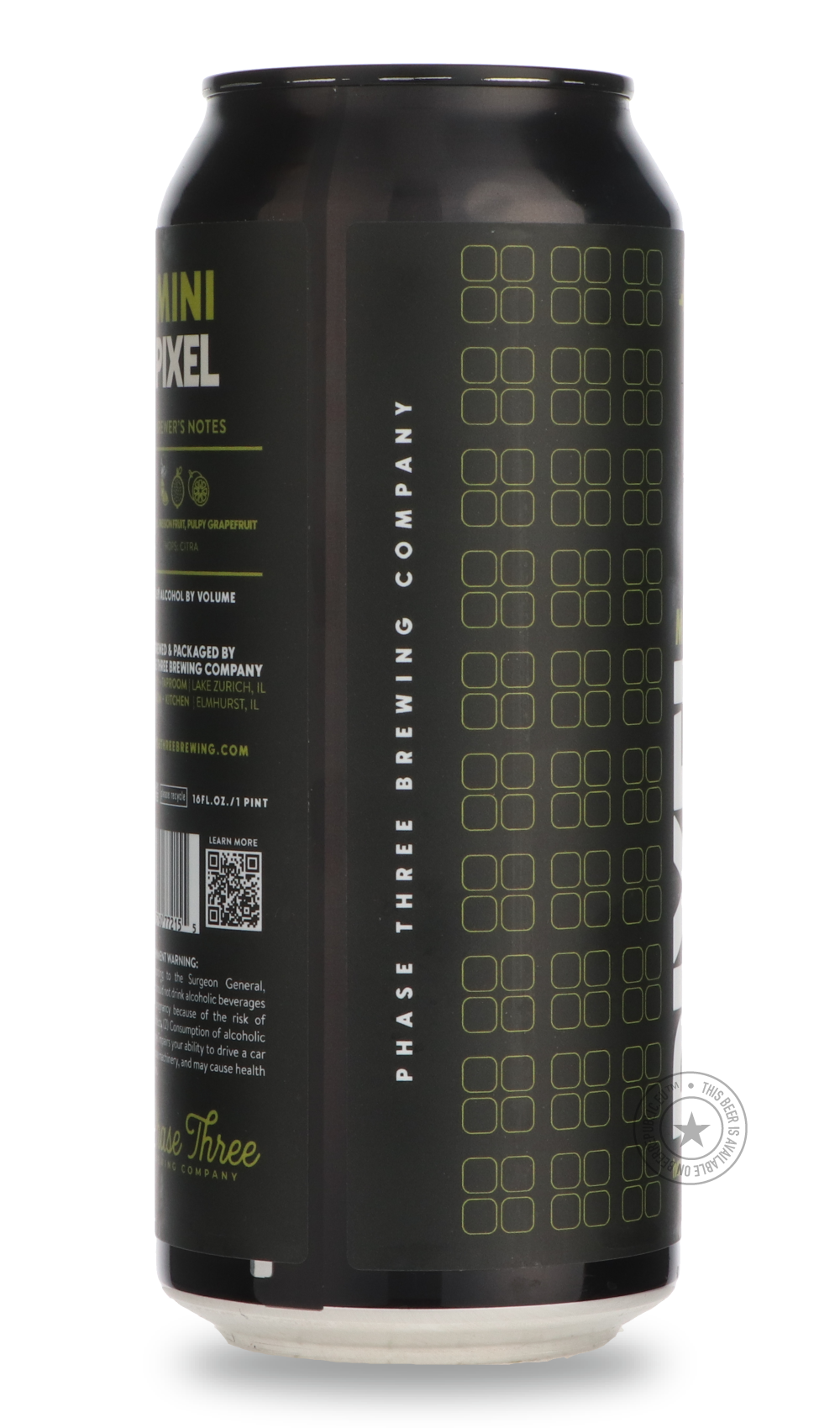 -Phase Three- Mini Pixel-IPA- Only @ Beer Republic - The best online beer store for American & Canadian craft beer - Buy beer online from the USA and Canada - Bier online kopen - Amerikaans bier kopen - Craft beer store - Craft beer kopen - Amerikanisch bier kaufen - Bier online kaufen - Acheter biere online - IPA - Stout - Porter - New England IPA - Hazy IPA - Imperial Stout - Barrel Aged - Barrel Aged Imperial Stout - Brown - Dark beer - Blond - Blonde - Pilsner - Lager - Wheat - Weizen - Amber - Barley W