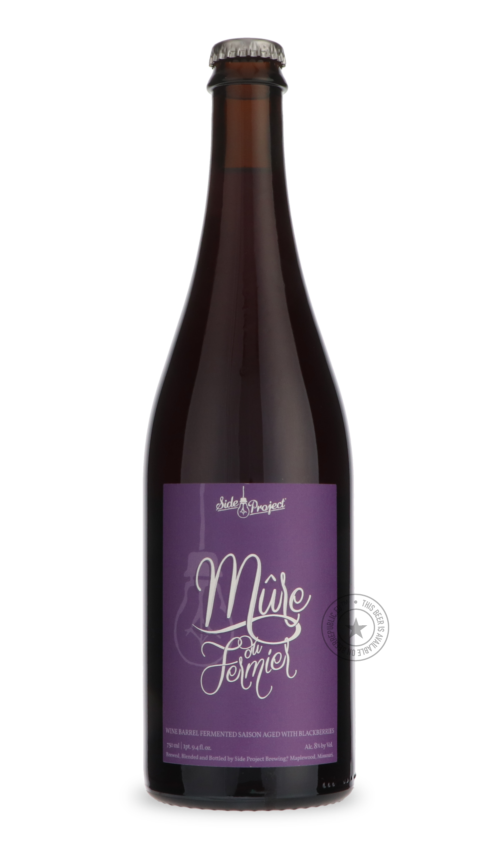 -Side Project- Mûre du Fermier-Sour / Wild & Fruity- Only @ Beer Republic - The best online beer store for American & Canadian craft beer - Buy beer online from the USA and Canada - Bier online kopen - Amerikaans bier kopen - Craft beer store - Craft beer kopen - Amerikanisch bier kaufen - Bier online kaufen - Acheter biere online - IPA - Stout - Porter - New England IPA - Hazy IPA - Imperial Stout - Barrel Aged - Barrel Aged Imperial Stout - Brown - Dark beer - Blond - Blonde - Pilsner - Lager - Wheat - We