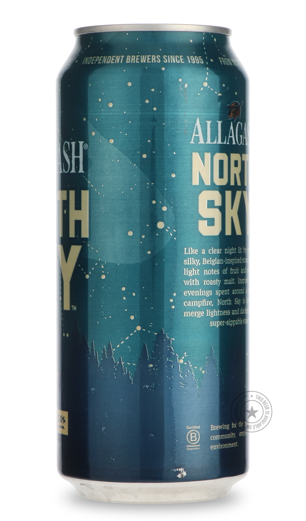 -Allagash- North Sky [473ml can]-Stout & Porter- Only @ Beer Republic - The best online beer store for American & Canadian craft beer - Buy beer online from the USA and Canada - Bier online kopen - Amerikaans bier kopen - Craft beer store - Craft beer kopen - Amerikanisch bier kaufen - Bier online kaufen - Acheter biere online - IPA - Stout - Porter - New England IPA - Hazy IPA - Imperial Stout - Barrel Aged - Barrel Aged Imperial Stout - Brown - Dark beer - Blond - Blonde - Pilsner - Lager - Wheat - Weizen