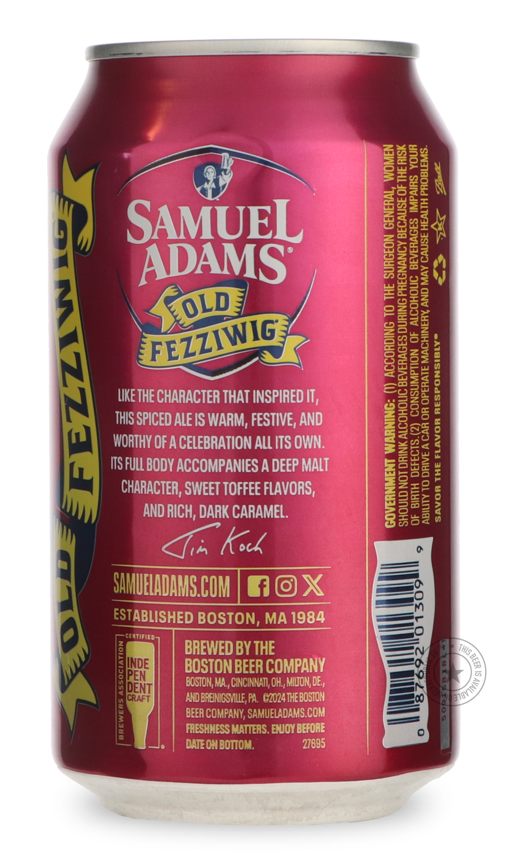 Samuel Adams- Old Fezziwig-Brown & Dark- Only @ Beer Republic - The best online beer store for American & Canadian craft beer - Buy beer online from the USA and Canada - Bier online kopen - Amerikaans bier kopen - Craft beer store - Craft beer kopen - Amerikanisch bier kaufen - Bier online kaufen - Acheter biere online - IPA - Stout - Porter - New England IPA - Hazy IPA - Imperial Stout - Barrel Aged - Barrel Aged Imperial Stout - Brown - Dark beer - Blond - Blonde - Pilsner - Lager - Wheat - Weizen - Amber