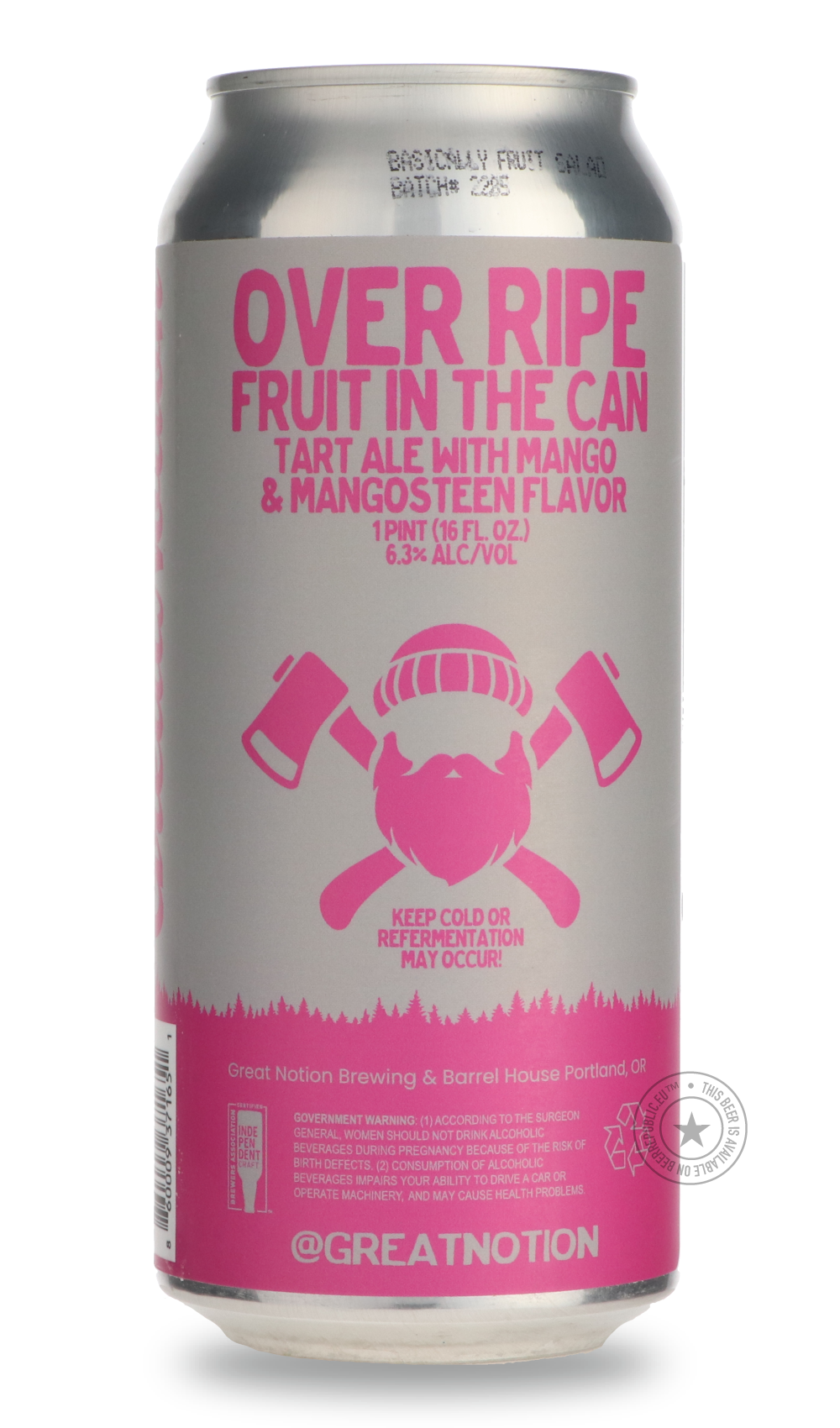 -Great Notion- Over Ripe Fruit In the Can-Sour / Wild & Fruity- Only @ Beer Republic - The best online beer store for American & Canadian craft beer - Buy beer online from the USA and Canada - Bier online kopen - Amerikaans bier kopen - Craft beer store - Craft beer kopen - Amerikanisch bier kaufen - Bier online kaufen - Acheter biere online - IPA - Stout - Porter - New England IPA - Hazy IPA - Imperial Stout - Barrel Aged - Barrel Aged Imperial Stout - Brown - Dark beer - Blond - Blonde - Pilsner - Lager -