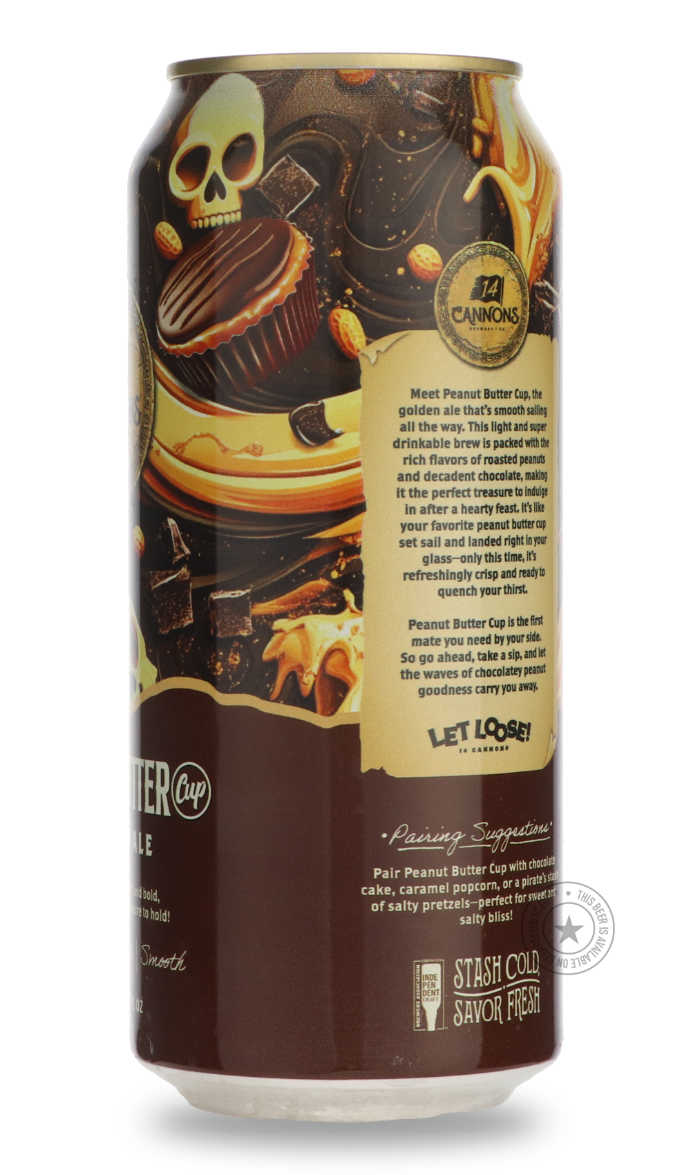 -14 Cannons- Peanut Butter Cup-Pale- Only @ Beer Republic - The best online beer store for American & Canadian craft beer - Buy beer online from the USA and Canada - Bier online kopen - Amerikaans bier kopen - Craft beer store - Craft beer kopen - Amerikanisch bier kaufen - Bier online kaufen - Acheter biere online - IPA - Stout - Porter - New England IPA - Hazy IPA - Imperial Stout - Barrel Aged - Barrel Aged Imperial Stout - Brown - Dark beer - Blond - Blonde - Pilsner - Lager - Wheat - Weizen - Amber - B