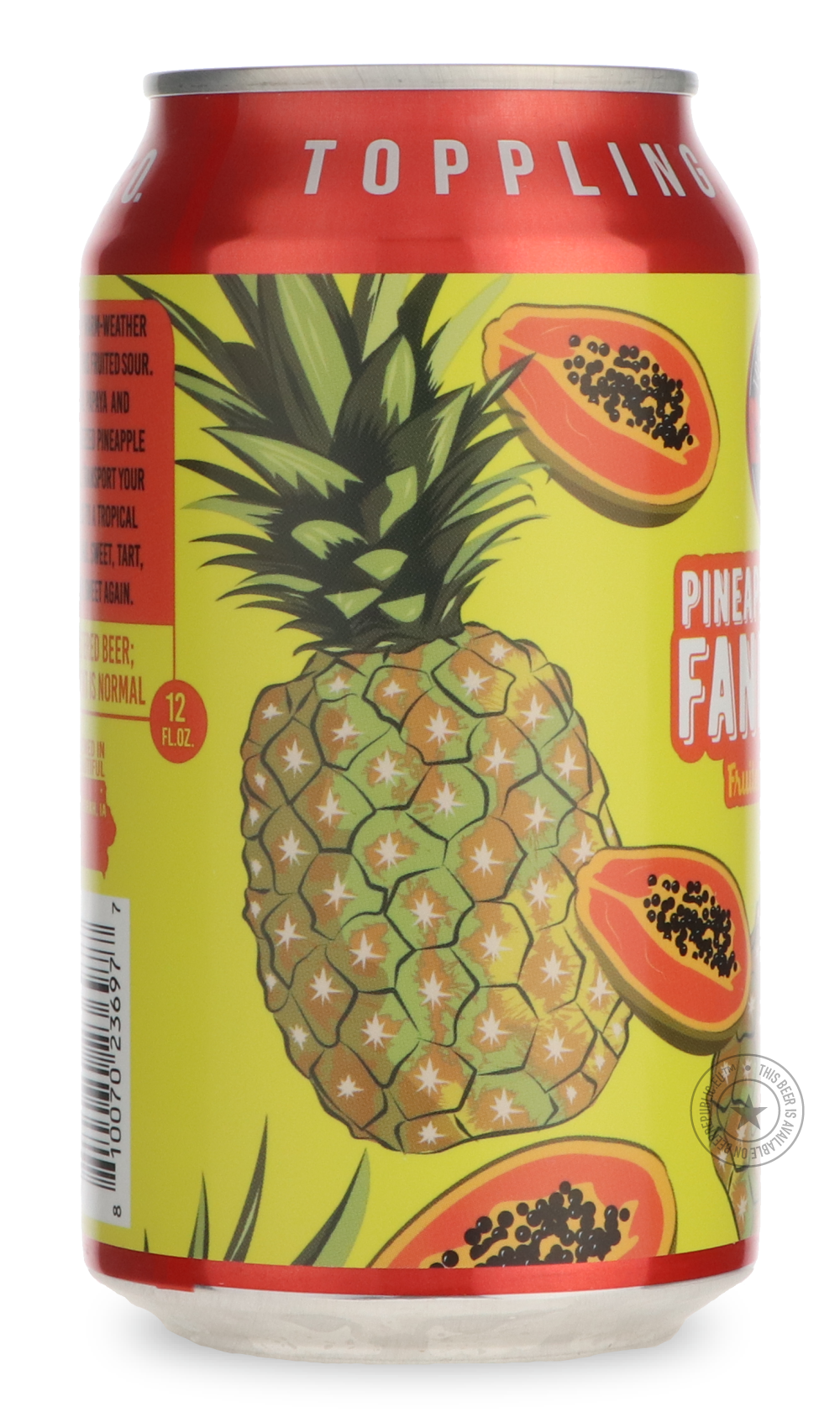 -Toppling Goliath- Pineapple Papaya Fandango-Sour / Wild & Fruity- Only @ Beer Republic - The best online beer store for American & Canadian craft beer - Buy beer online from the USA and Canada - Bier online kopen - Amerikaans bier kopen - Craft beer store - Craft beer kopen - Amerikanisch bier kaufen - Bier online kaufen - Acheter biere online - IPA - Stout - Porter - New England IPA - Hazy IPA - Imperial Stout - Barrel Aged - Barrel Aged Imperial Stout - Brown - Dark beer - Blond - Blonde - Pilsner - Lage
