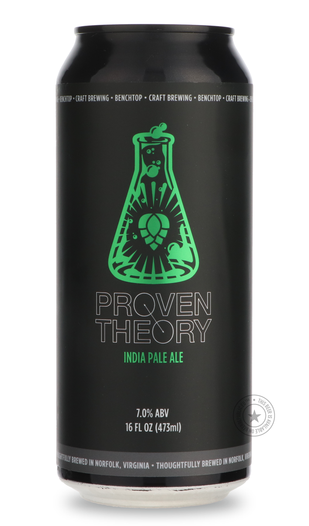 -Benchtop- Proven Theory-IPA- Only @ Beer Republic - The best online beer store for American & Canadian craft beer - Buy beer online from the USA and Canada - Bier online kopen - Amerikaans bier kopen - Craft beer store - Craft beer kopen - Amerikanisch bier kaufen - Bier online kaufen - Acheter biere online - IPA - Stout - Porter - New England IPA - Hazy IPA - Imperial Stout - Barrel Aged - Barrel Aged Imperial Stout - Brown - Dark beer - Blond - Blonde - Pilsner - Lager - Wheat - Weizen - Amber - Barley W