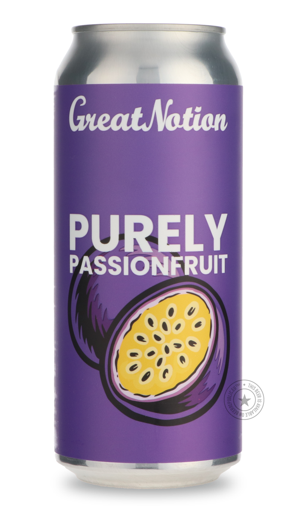 -Great Notion- Purely Passionfruit-Sour / Wild & Fruity- Only @ Beer Republic - The best online beer store for American & Canadian craft beer - Buy beer online from the USA and Canada - Bier online kopen - Amerikaans bier kopen - Craft beer store - Craft beer kopen - Amerikanisch bier kaufen - Bier online kaufen - Acheter biere online - IPA - Stout - Porter - New England IPA - Hazy IPA - Imperial Stout - Barrel Aged - Barrel Aged Imperial Stout - Brown - Dark beer - Blond - Blonde - Pilsner - Lager - Wheat 