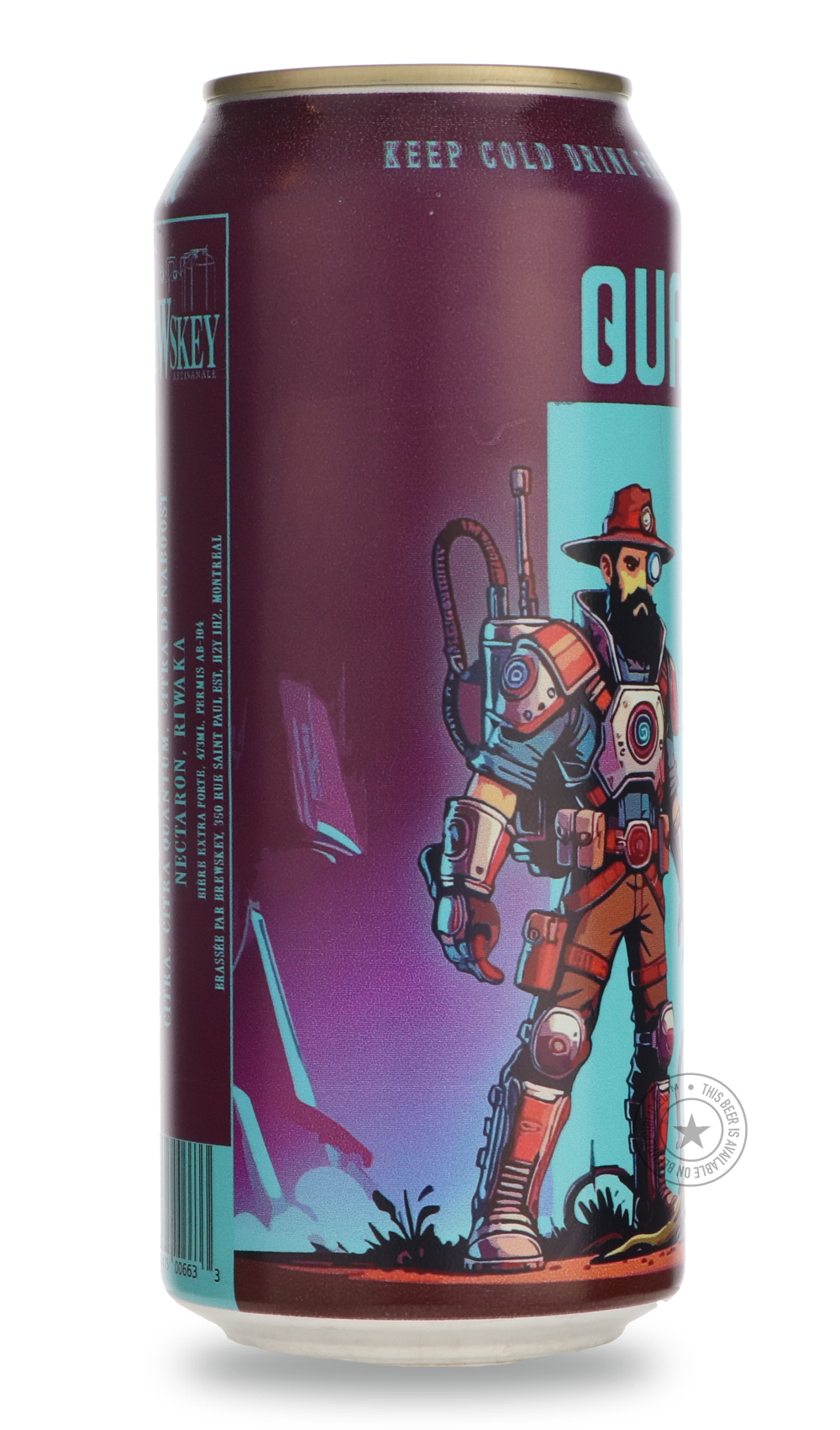 Brewskey- QUANTYX-IPA- Only @ Beer Republic - The best online beer store for American & Canadian craft beer - Buy beer online from the USA and Canada - Bier online kopen - Amerikaans bier kopen - Craft beer store - Craft beer kopen - Amerikanisch bier kaufen - Bier online kaufen - Acheter biere online - IPA - Stout - Porter - New England IPA - Hazy IPA - Imperial Stout - Barrel Aged - Barrel Aged Imperial Stout - Brown - Dark beer - Blond - Blonde - Pilsner - Lager - Wheat - Weizen - Amber - Barley Wine - Q