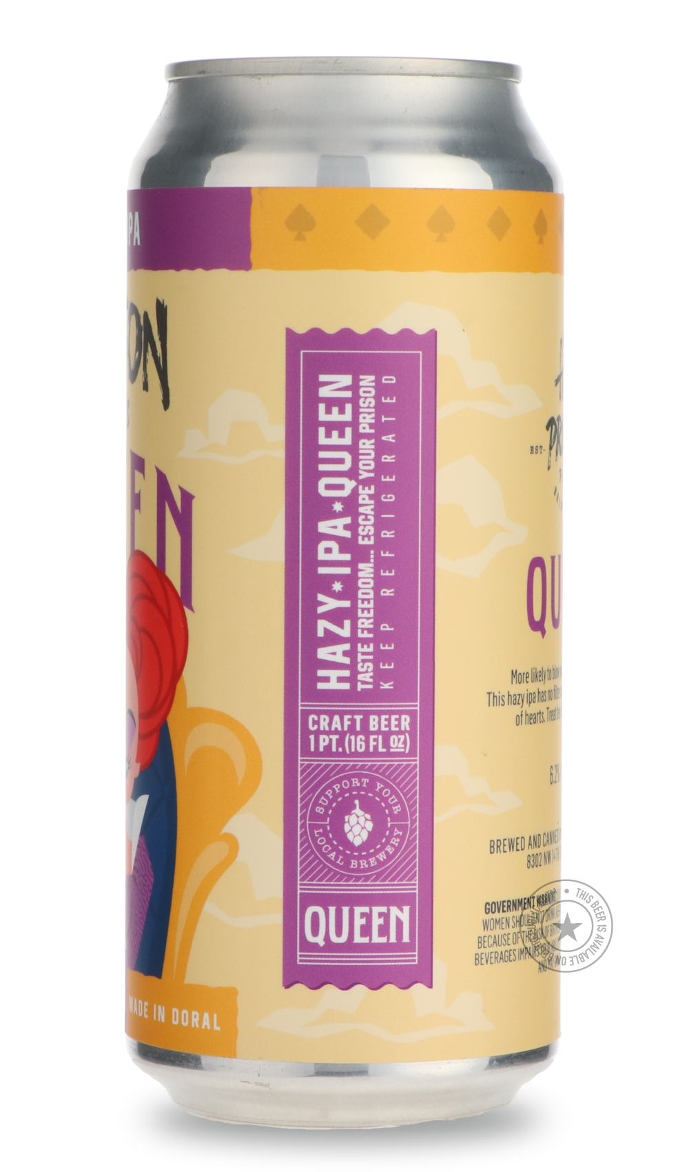 -Prison Pals- Queen-IPA- Only @ Beer Republic - The best online beer store for American & Canadian craft beer - Buy beer online from the USA and Canada - Bier online kopen - Amerikaans bier kopen - Craft beer store - Craft beer kopen - Amerikanisch bier kaufen - Bier online kaufen - Acheter biere online - IPA - Stout - Porter - New England IPA - Hazy IPA - Imperial Stout - Barrel Aged - Barrel Aged Imperial Stout - Brown - Dark beer - Blond - Blonde - Pilsner - Lager - Wheat - Weizen - Amber - Barley Wine -