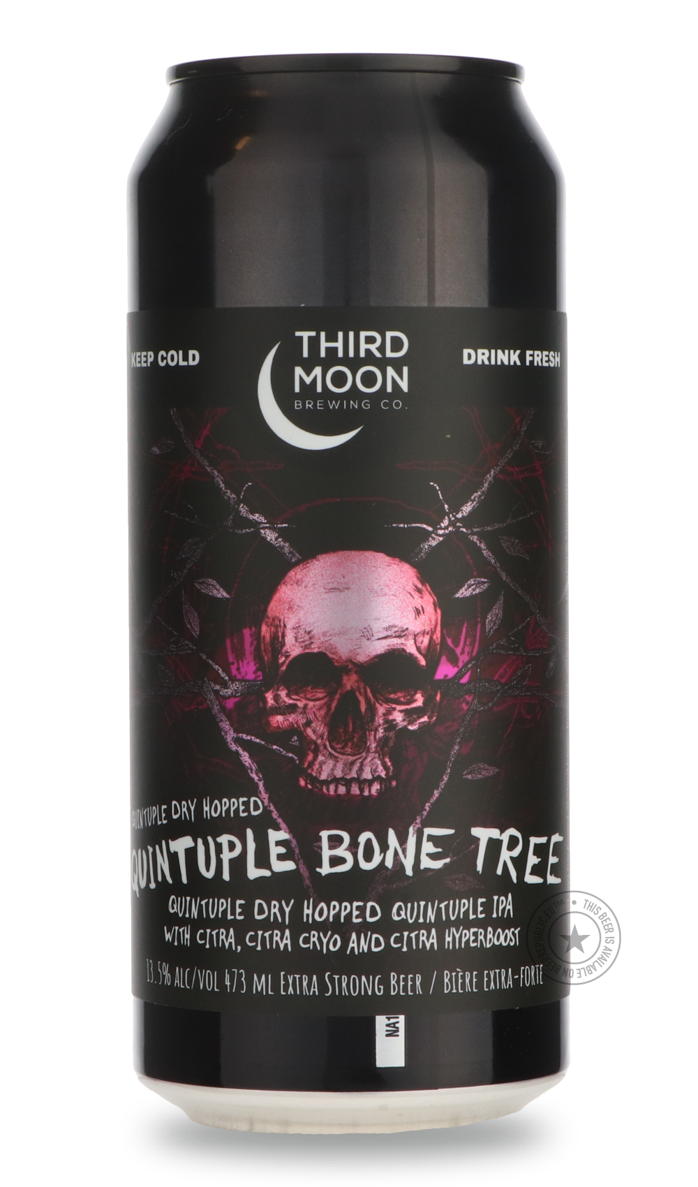 Third Moon- Quintuple Bone Tree-IPA- Only @ Beer Republic - The best online beer store for American & Canadian craft beer - Buy beer online from the USA and Canada - Bier online kopen - Amerikaans bier kopen - Craft beer store - Craft beer kopen - Amerikanisch bier kaufen - Bier online kaufen - Acheter biere online - IPA - Stout - Porter - New England IPA - Hazy IPA - Imperial Stout - Barrel Aged - Barrel Aged Imperial Stout - Brown - Dark beer - Blond - Blonde - Pilsner - Lager - Wheat - Weizen - Amber - B