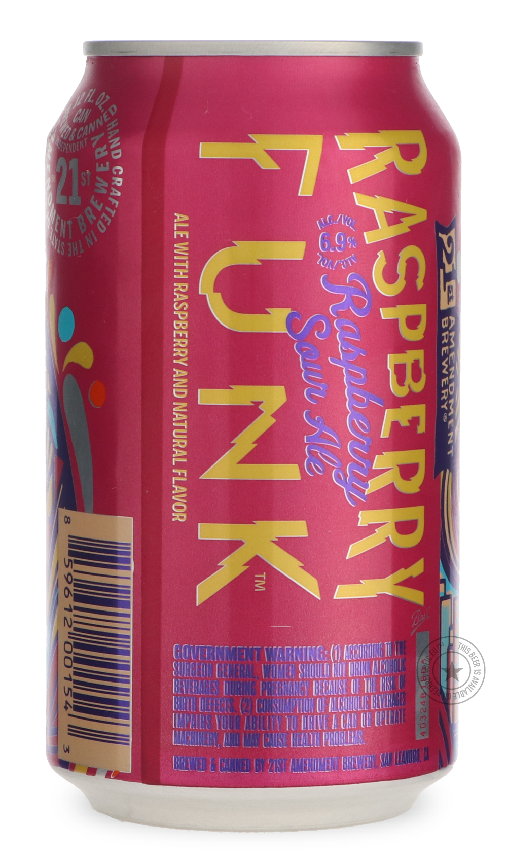 -21st Amendment- Raspberry Funk-Sour / Wild & Fruity- Only @ Beer Republic - The best online beer store for American & Canadian craft beer - Buy beer online from the USA and Canada - Bier online kopen - Amerikaans bier kopen - Craft beer store - Craft beer kopen - Amerikanisch bier kaufen - Bier online kaufen - Acheter biere online - IPA - Stout - Porter - New England IPA - Hazy IPA - Imperial Stout - Barrel Aged - Barrel Aged Imperial Stout - Brown - Dark beer - Blond - Blonde - Pilsner - Lager - Wheat - W