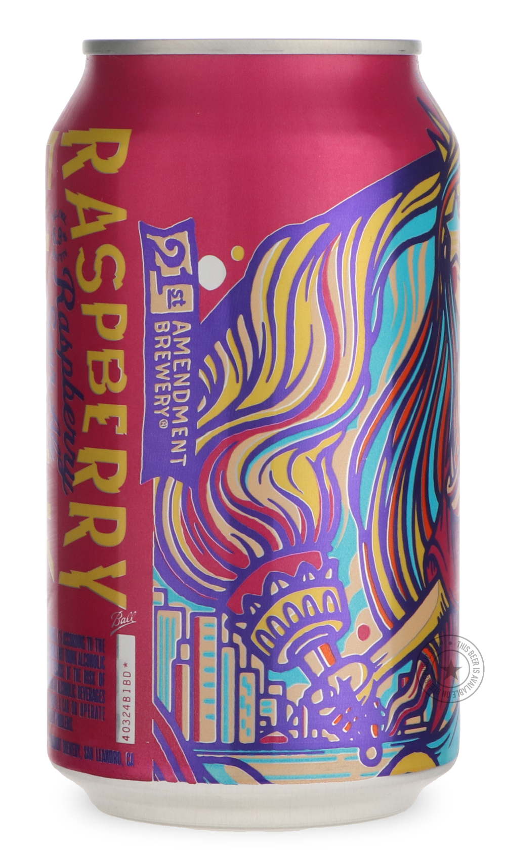 -21st Amendment- Raspberry Funk-Sour / Wild & Fruity- Only @ Beer Republic - The best online beer store for American & Canadian craft beer - Buy beer online from the USA and Canada - Bier online kopen - Amerikaans bier kopen - Craft beer store - Craft beer kopen - Amerikanisch bier kaufen - Bier online kaufen - Acheter biere online - IPA - Stout - Porter - New England IPA - Hazy IPA - Imperial Stout - Barrel Aged - Barrel Aged Imperial Stout - Brown - Dark beer - Blond - Blonde - Pilsner - Lager - Wheat - W