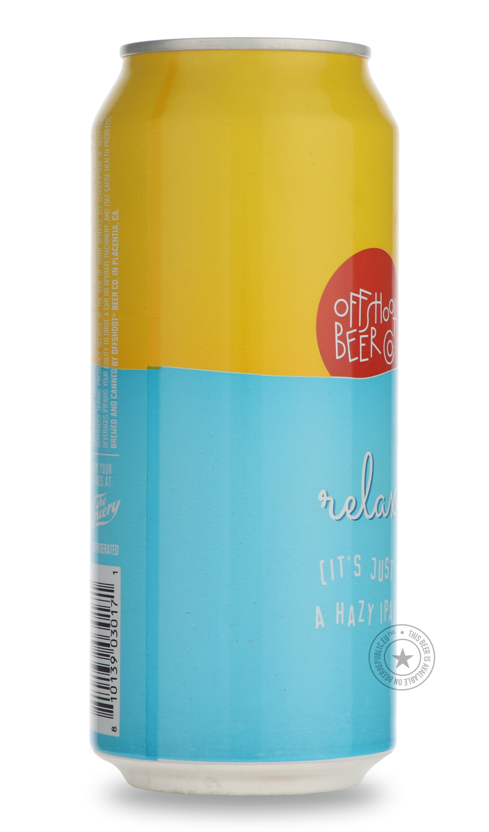 Offshoot- Relax [it's just a hazy IPA]-IPA- Only @ Beer Republic - The best online beer store for American & Canadian craft beer - Buy beer online from the USA and Canada - Bier online kopen - Amerikaans bier kopen - Craft beer store - Craft beer kopen - Amerikanisch bier kaufen - Bier online kaufen - Acheter biere online - IPA - Stout - Porter - New England IPA - Hazy IPA - Imperial Stout - Barrel Aged - Barrel Aged Imperial Stout - Brown - Dark beer - Blond - Blonde - Pilsner - Lager - Wheat - Weizen - Am