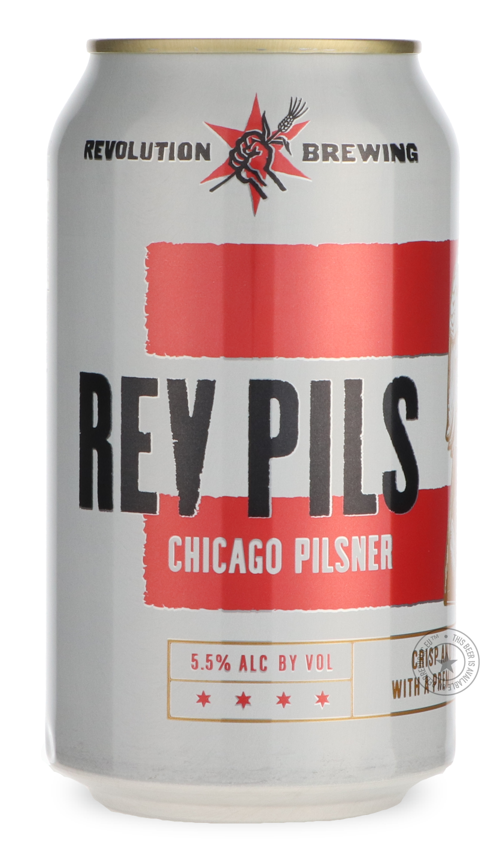 Revolution- Rev Pils-Pale- Only @ Beer Republic - The best online beer store for American & Canadian craft beer - Buy beer online from the USA and Canada - Bier online kopen - Amerikaans bier kopen - Craft beer store - Craft beer kopen - Amerikanisch bier kaufen - Bier online kaufen - Acheter biere online - IPA - Stout - Porter - New England IPA - Hazy IPA - Imperial Stout - Barrel Aged - Barrel Aged Imperial Stout - Brown - Dark beer - Blond - Blonde - Pilsner - Lager - Wheat - Weizen - Amber - Barley Wine